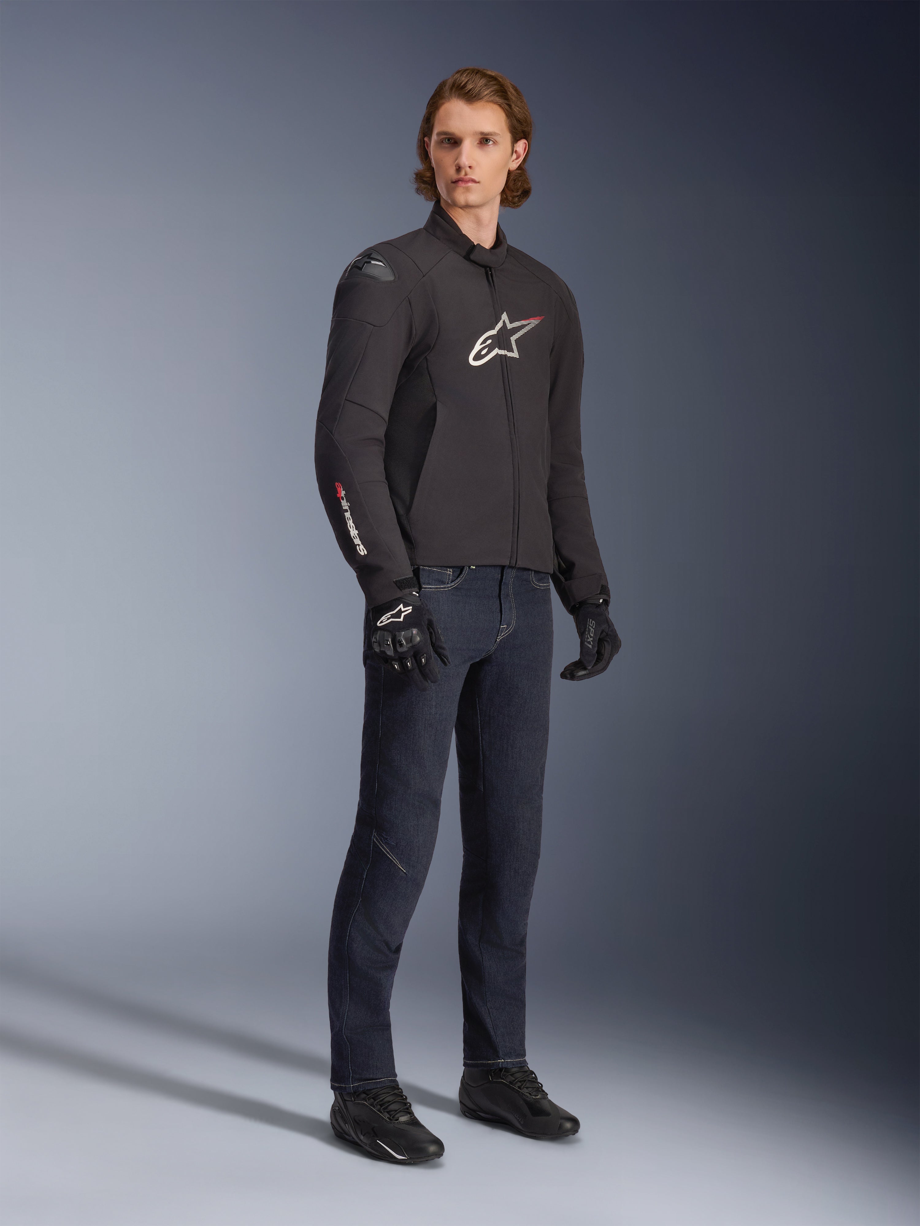 SMX Waterproof - Black Motorcycle Jacket | Alpinestars®