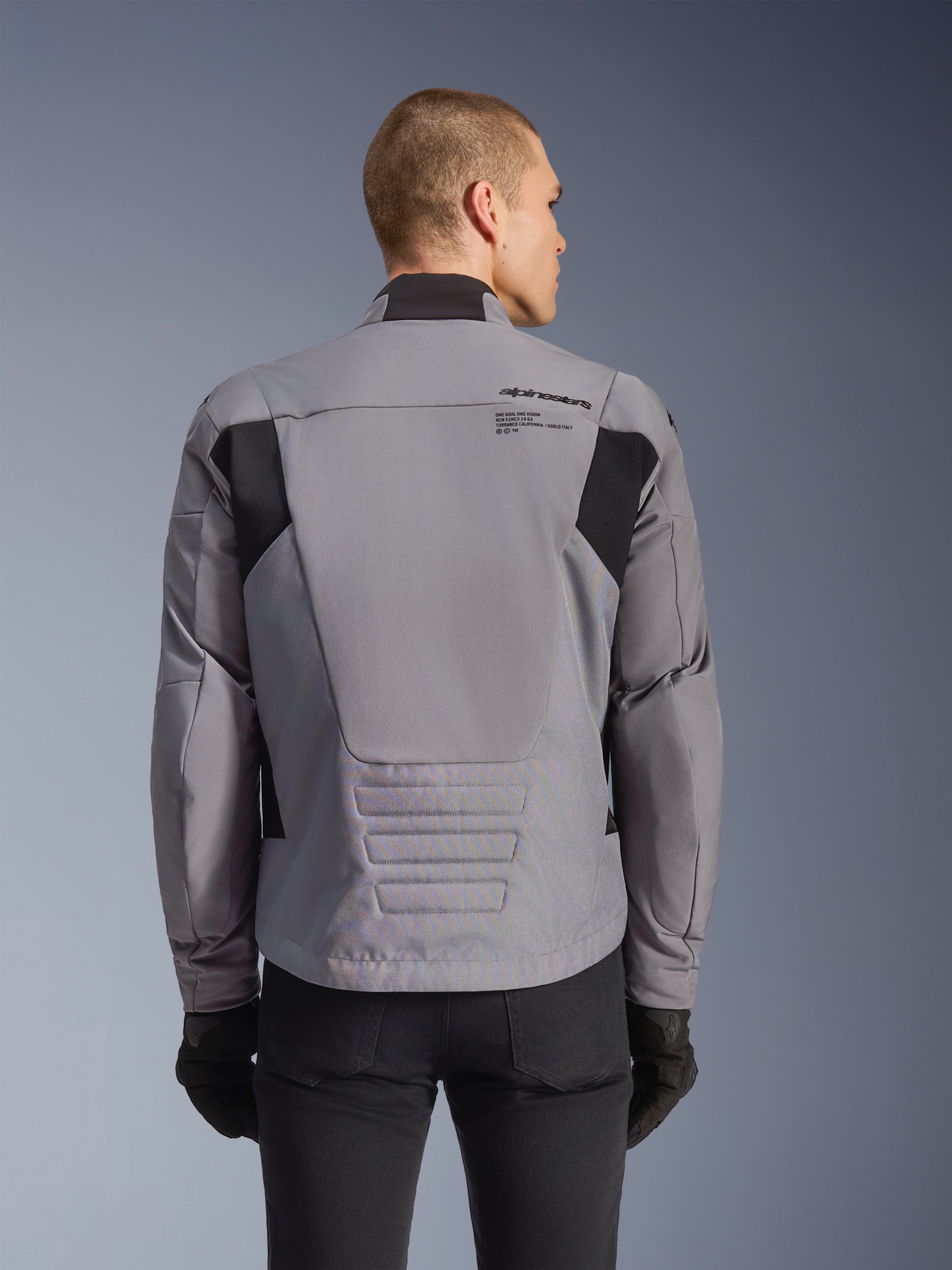 SMX Waterproof - Gray Motorcycle Jacket | Alpinestars®