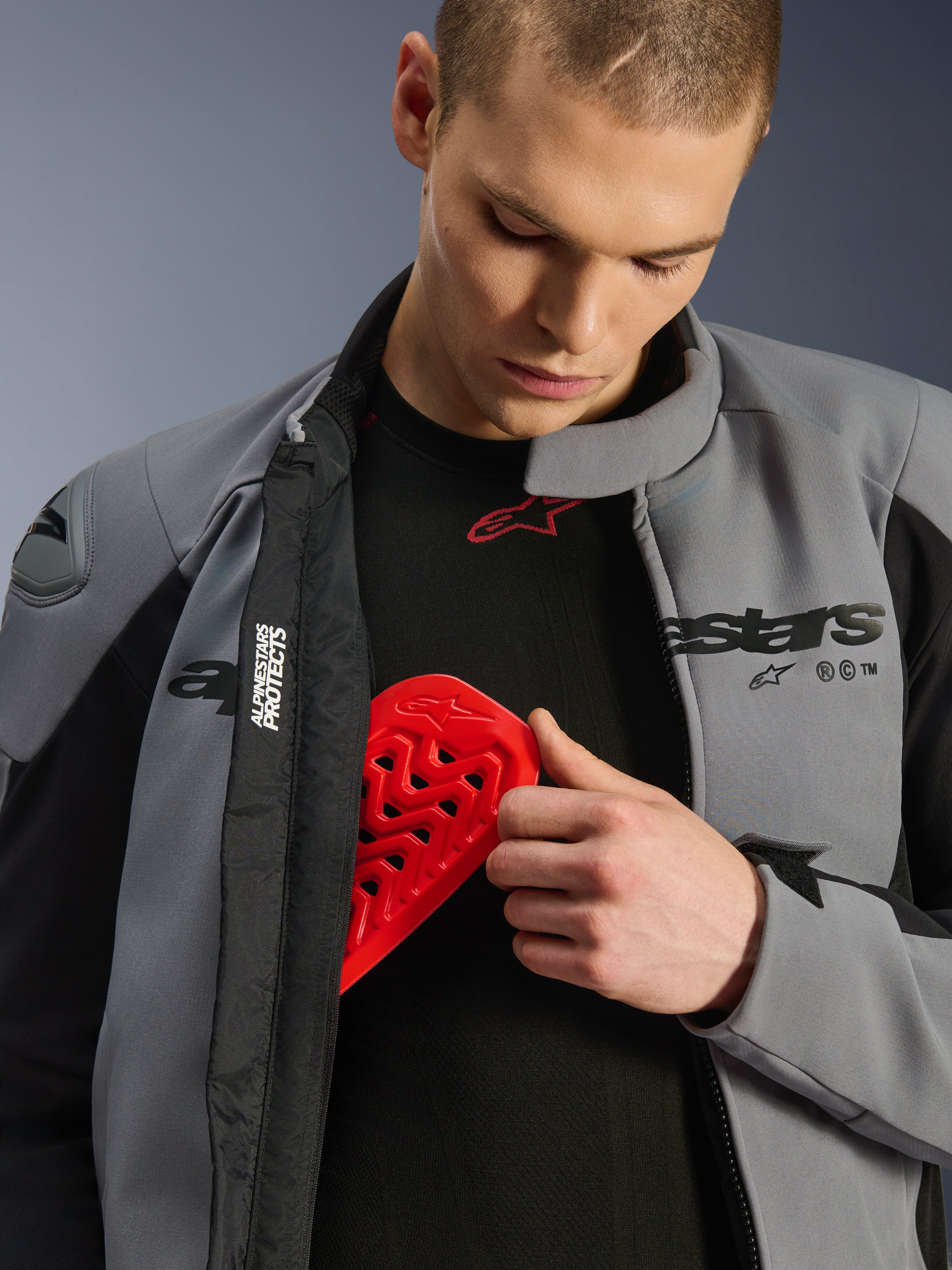 SMX Waterproof - Gray Motorcycle Jacket | Alpinestars®