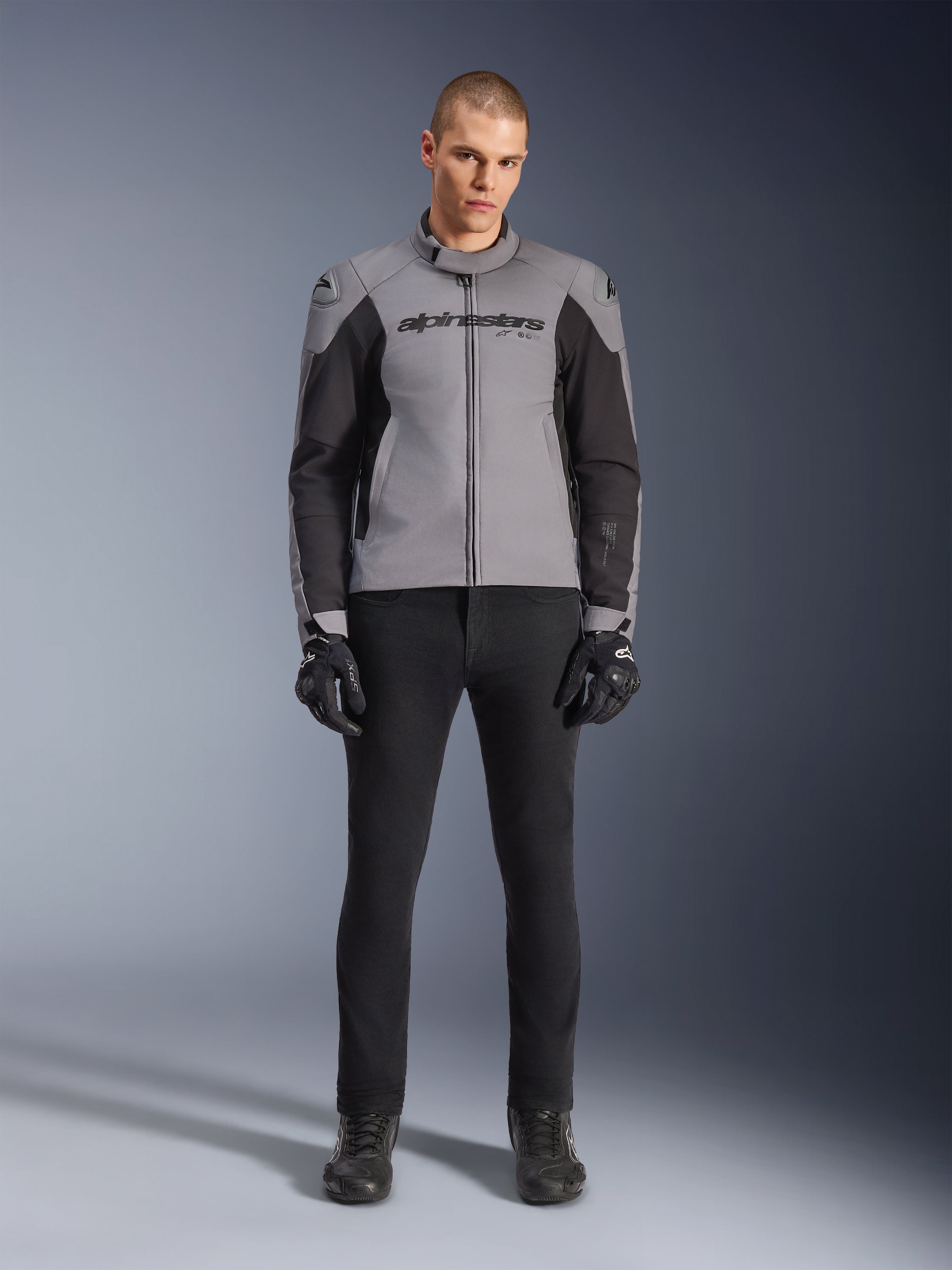 SMX Waterproof - Gray Motorcycle Jacket | Alpinestars®