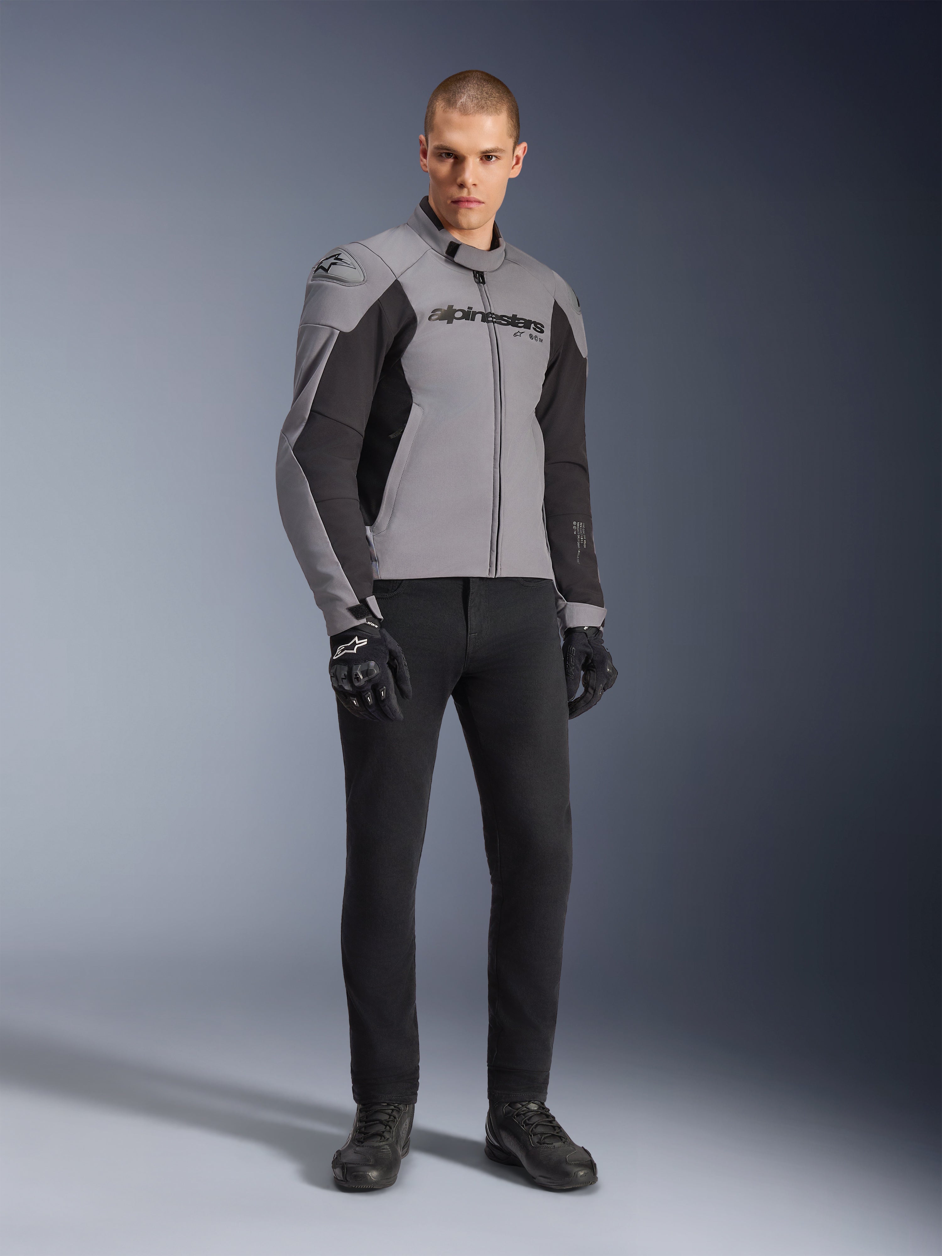 SMX Waterproof - Gray Motorcycle Jacket | Alpinestars®