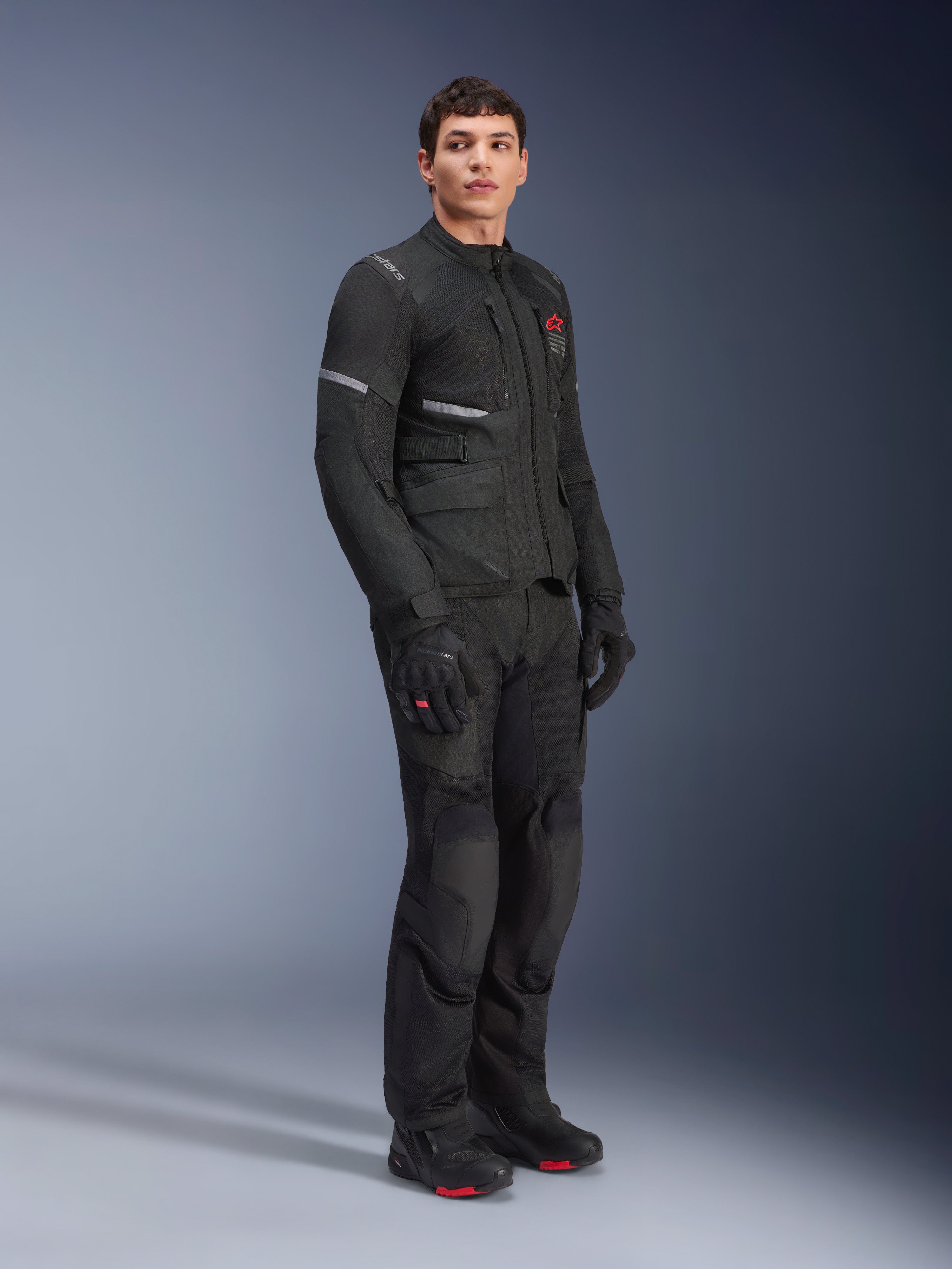Andes Air Drystar® - Black Motorcycle Jacket | Alpinestars®