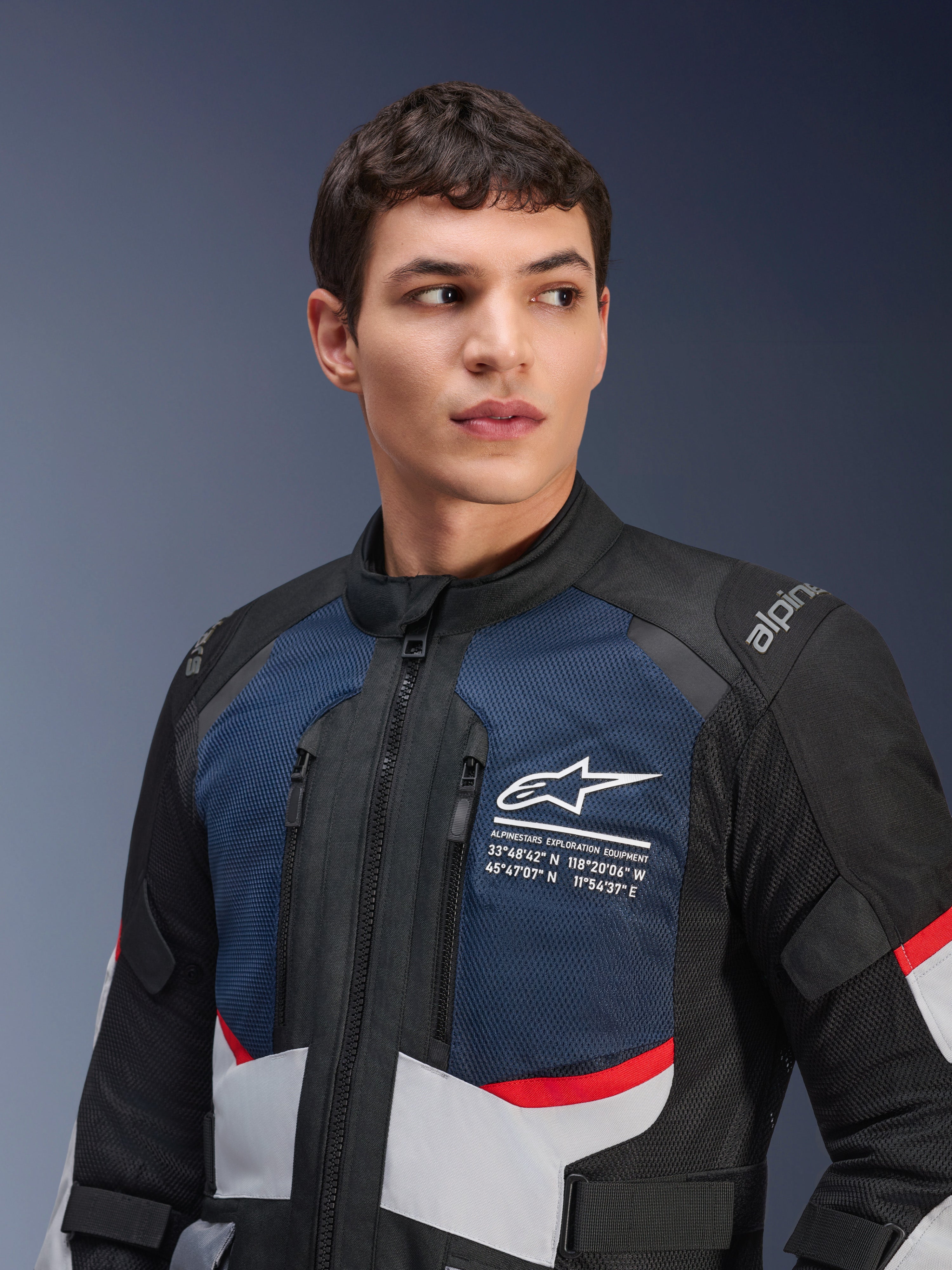 Andes Air Drystar® - Blue Motorcycle Jacket | Alpinestars®