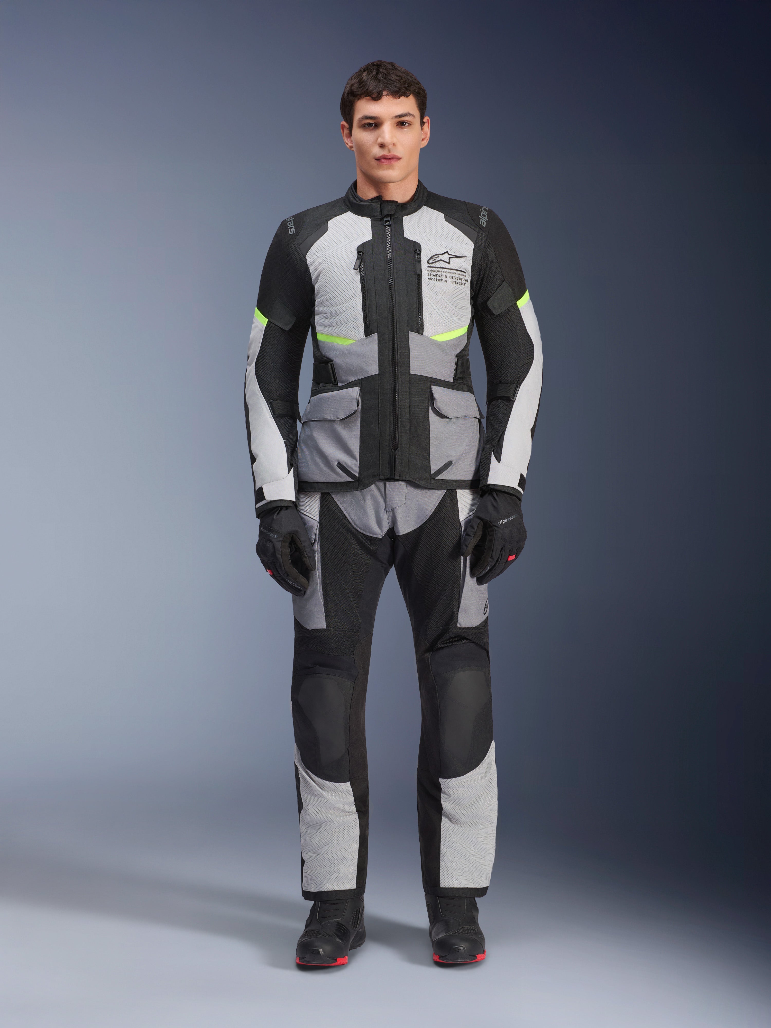 Andes Air Drystar® - Gray Motorcycle Jacket | Alpinestars®