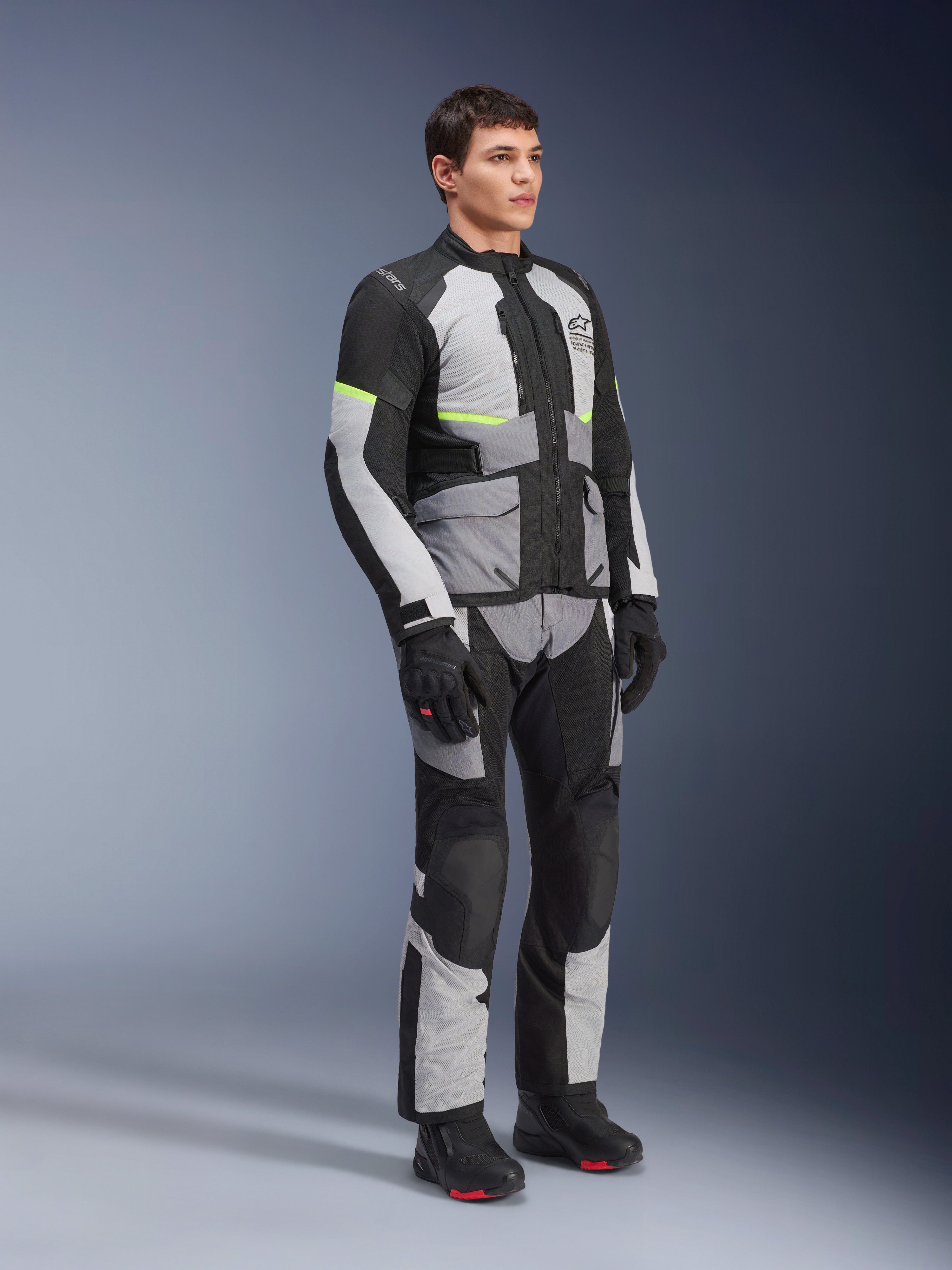 Andes Air Drystar® - Gray Motorcycle Jacket | Alpinestars®