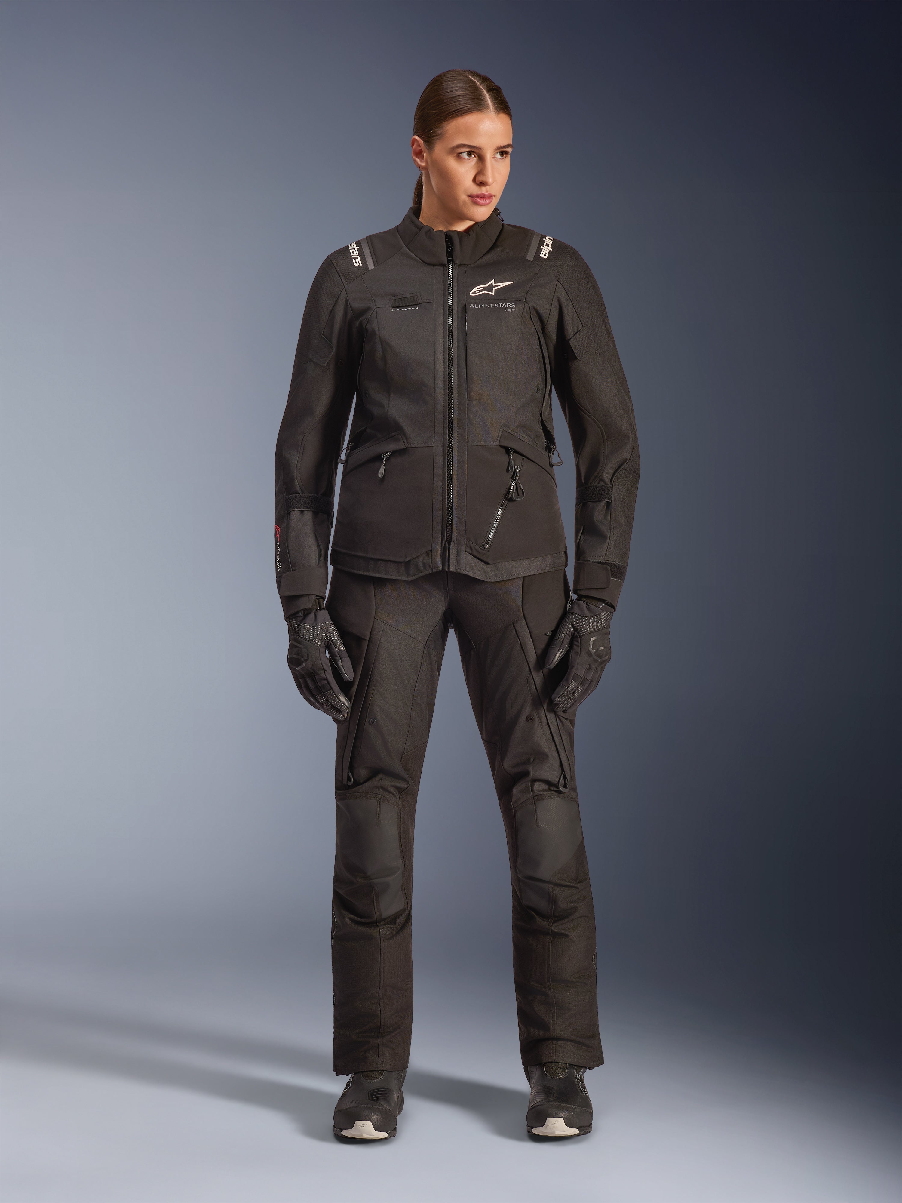 Stella Andes V4 Drystar® - Black Motorcycle Jacket | Alpinestars®
