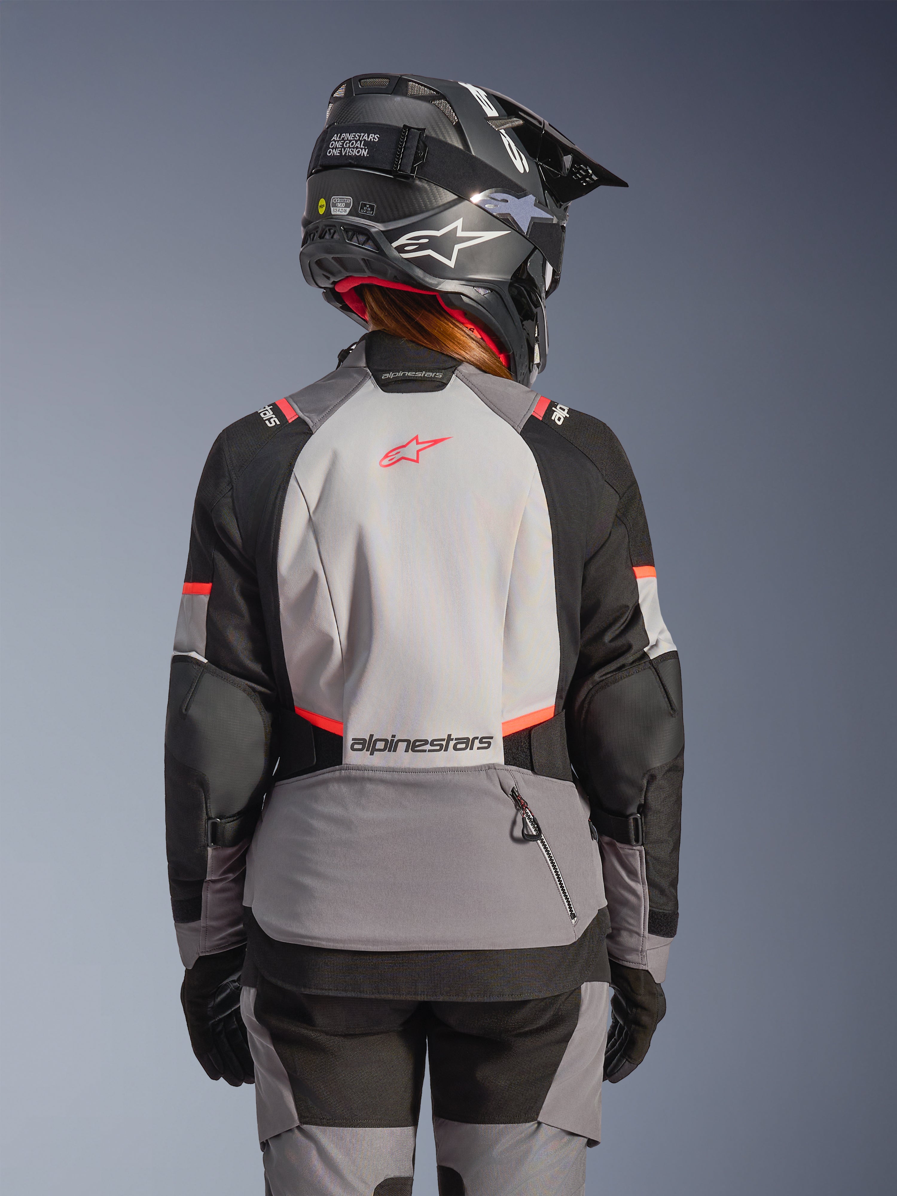Stella Andes V4 Drystar® - Gray Motorcycle Jacket | Alpinestars®