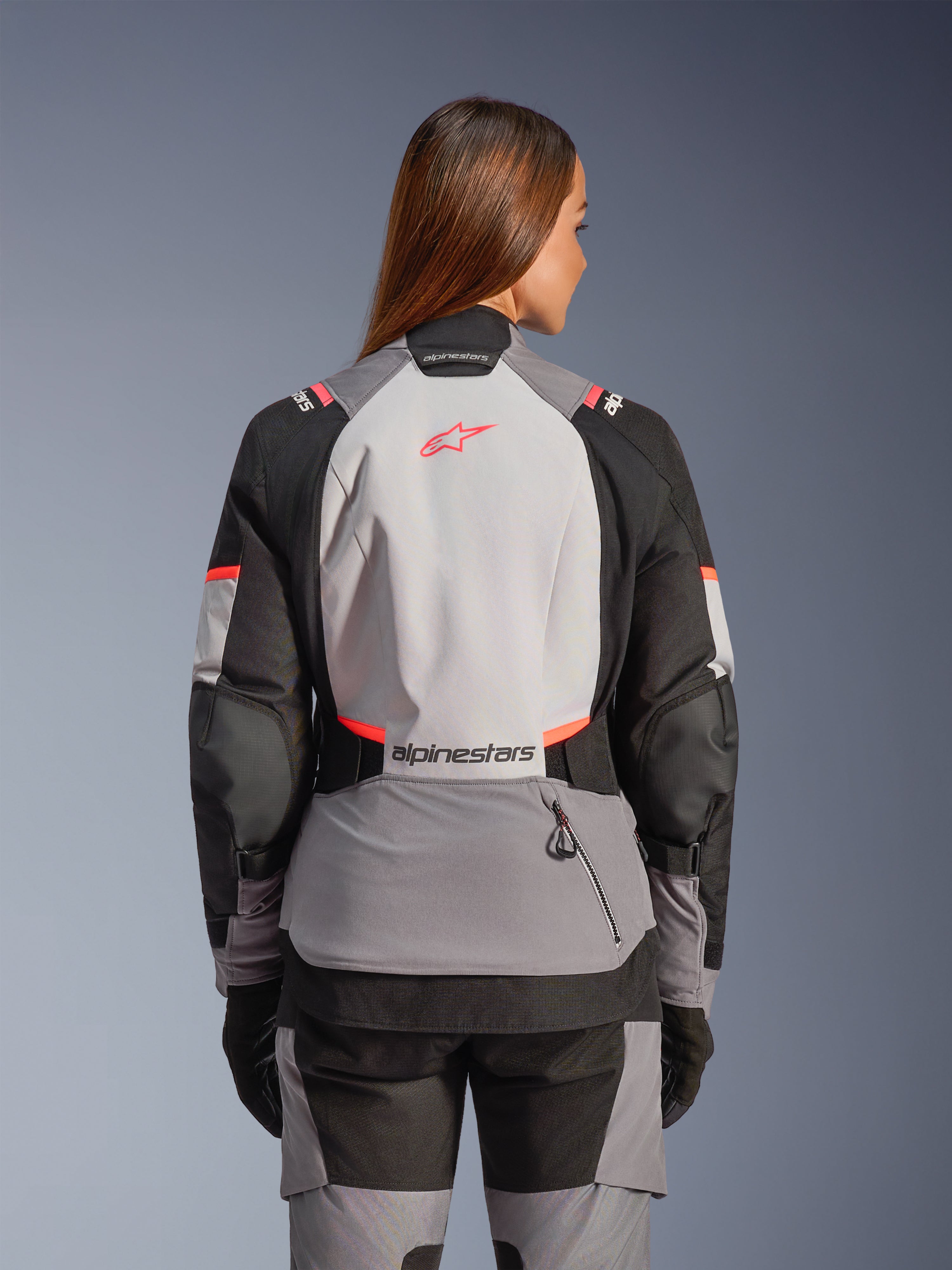 Stella Andes V4 Drystar® - Gray Motorcycle Jacket | Alpinestars®