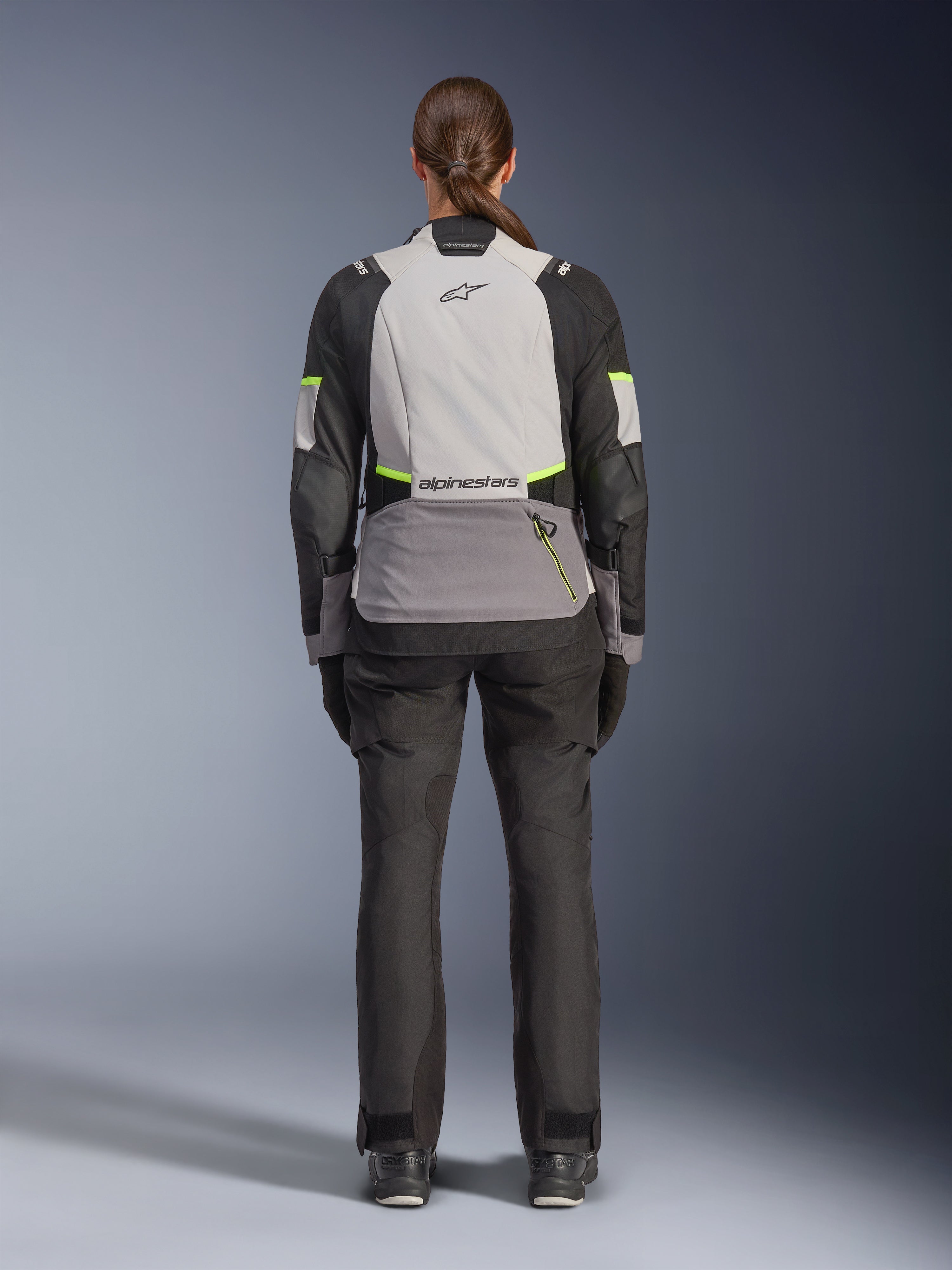 Stella Andes V4 Drystar® - Gray Motorcycle Jacket | Alpinestars®