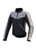 Alpinestars Stella T-Dyno Water Resistant Jacket, Women's Motorcycle Textile Jacket, Black, Dark Gray, and Ecru, CE Certified with water-resistant construction