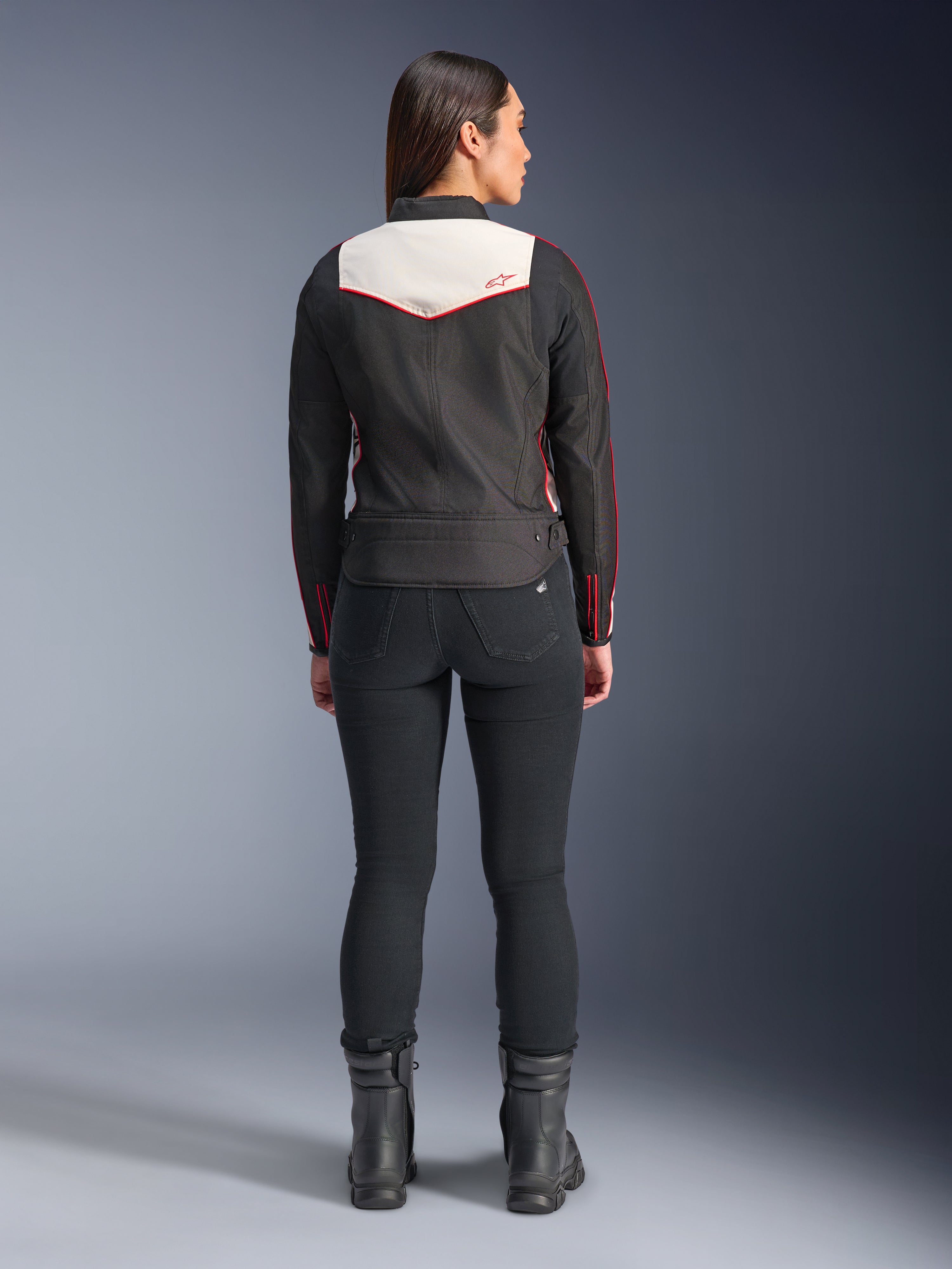 Stella T-Dyno Water Resistant - Black Motorcycle Jacket | Alpinestars®