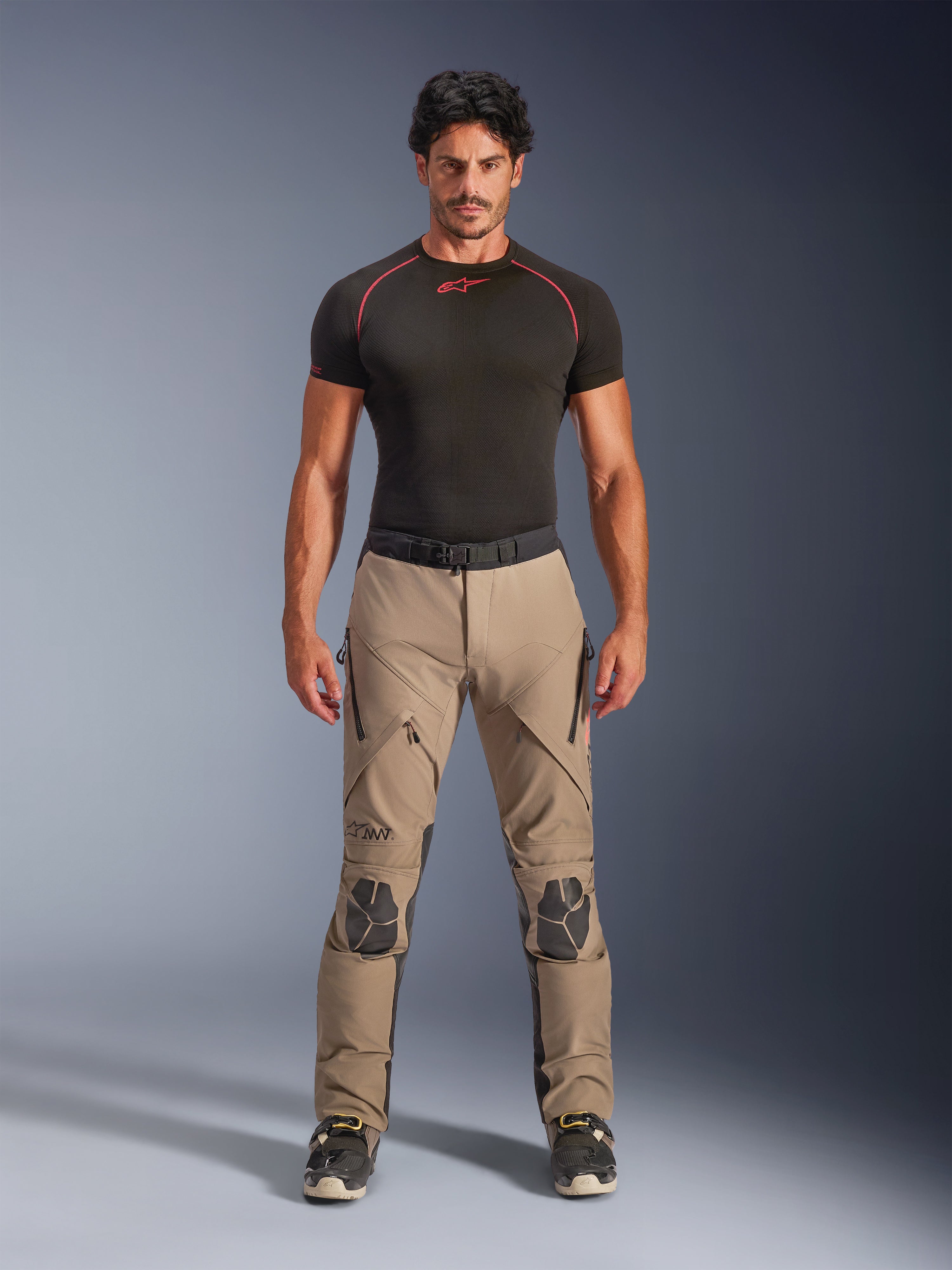 AMT-8 Stretch Drystar® XF - Black Motorcycle Pants | Alpinestars®