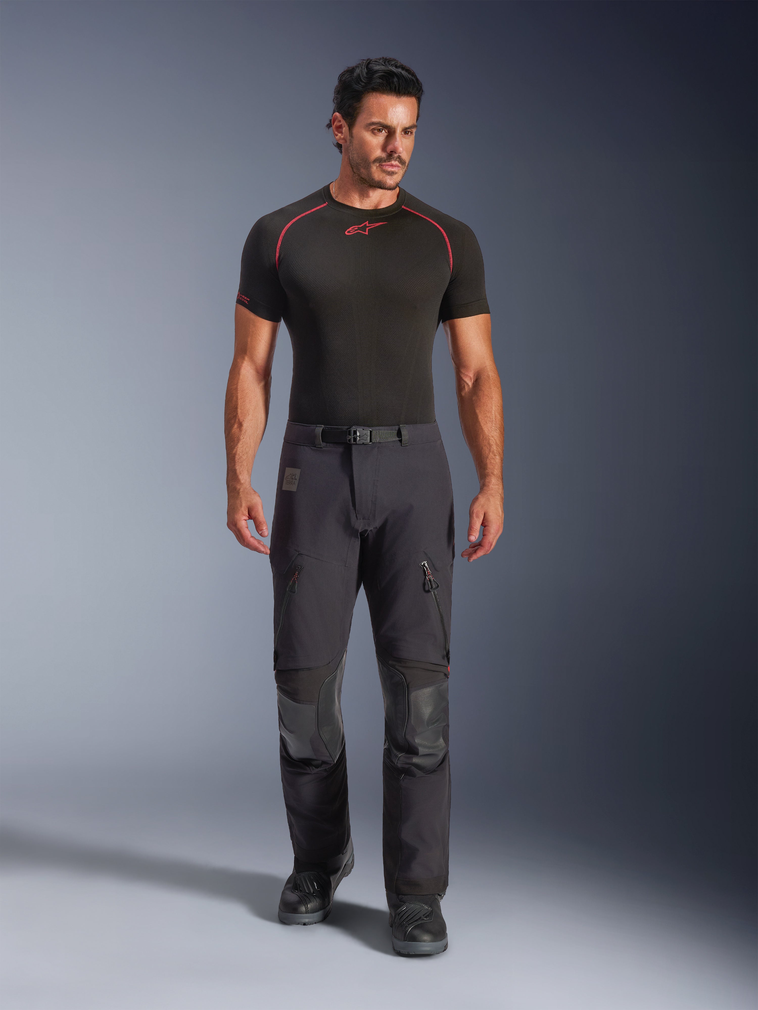 Halo Pro Drystar® XF - Black Motorcycle Pants | Alpinestars®
