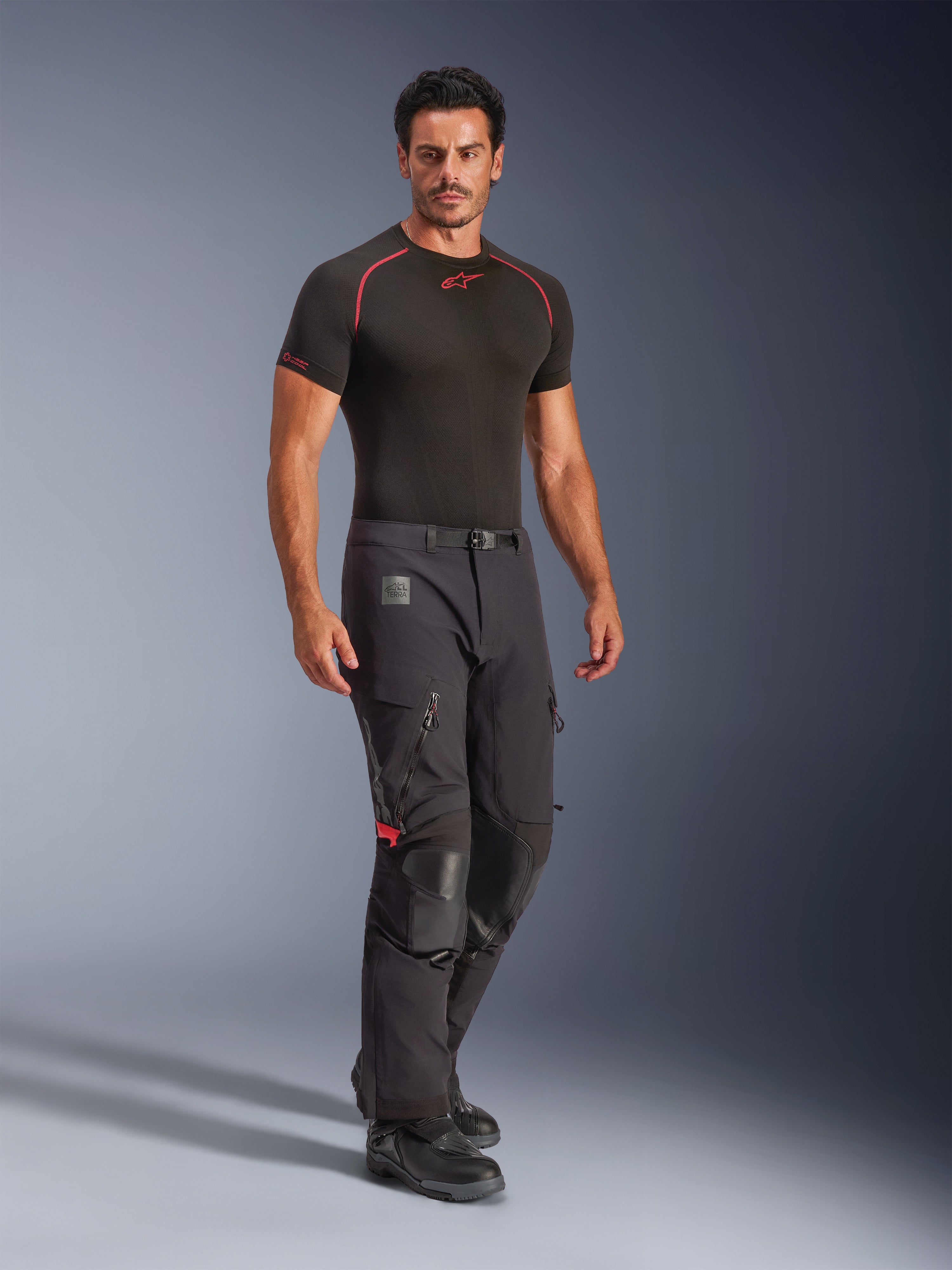 Halo Pro Drystar® XF - Black Motorcycle Pants | Alpinestars®
