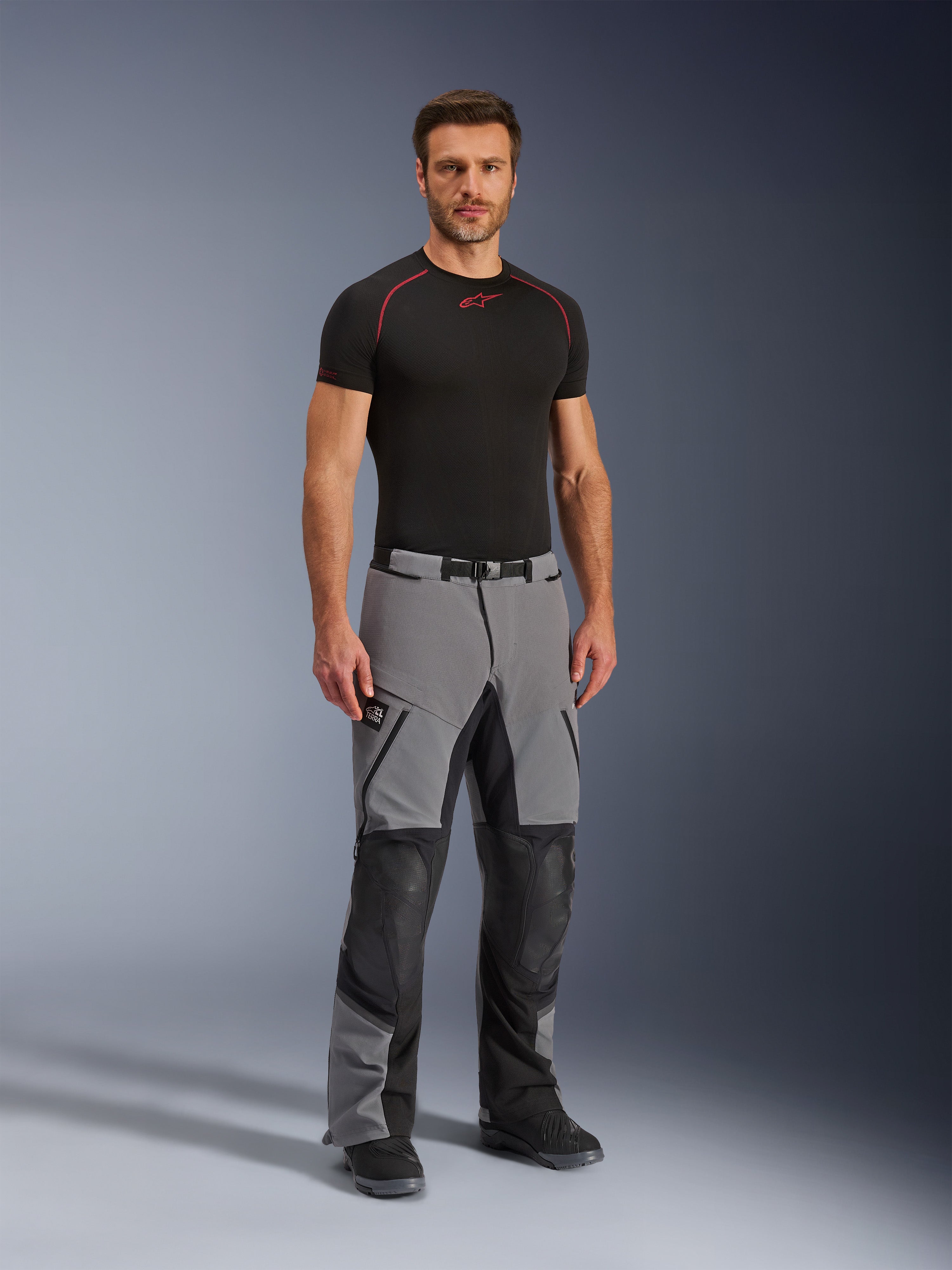 Andes Pro Drystar® XF - Gray Motorcycle Pants | Alpinestars®