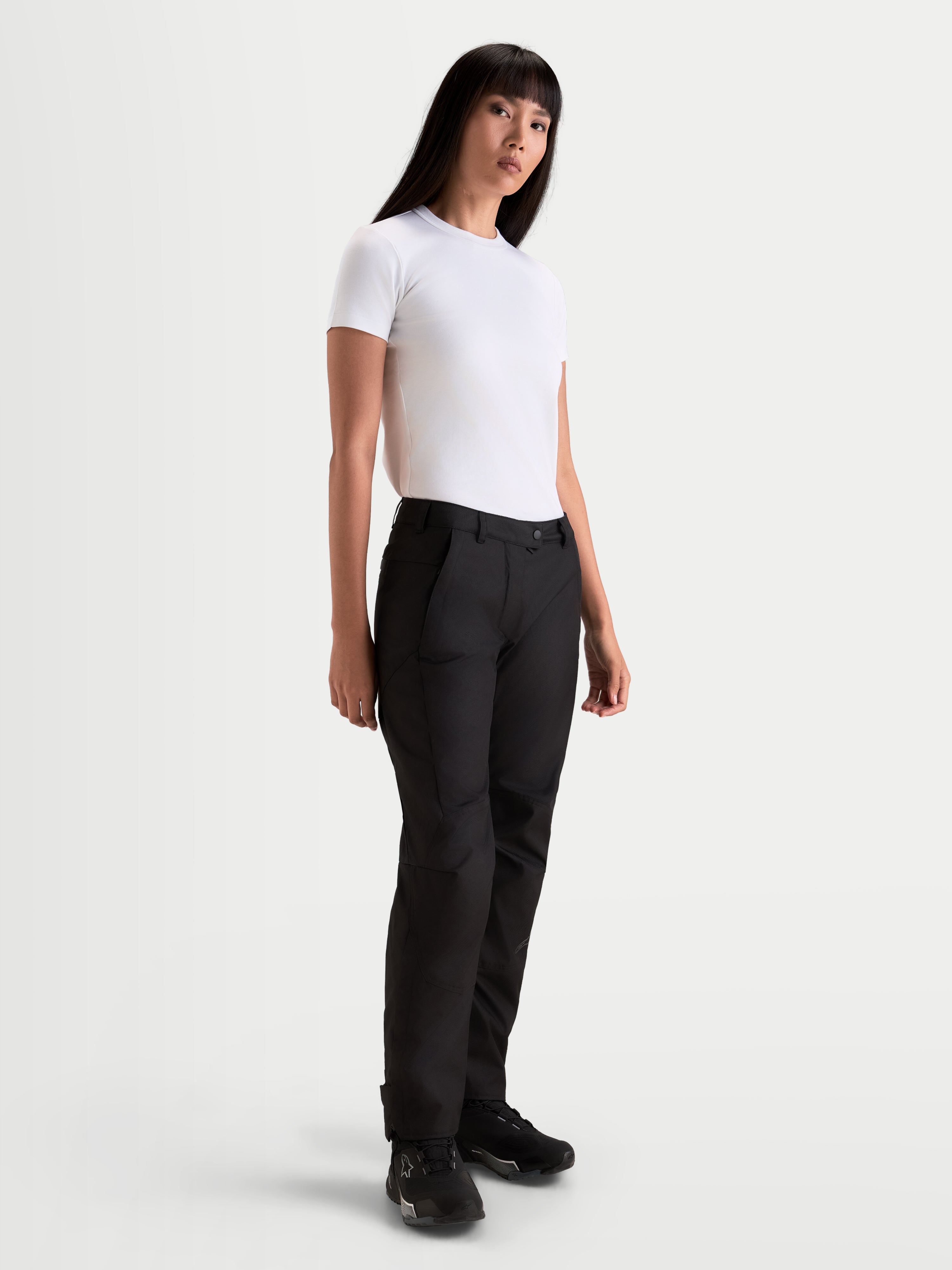 Stella C 1 Waterproof - Black Motorcycle Pants | Alpinestars®