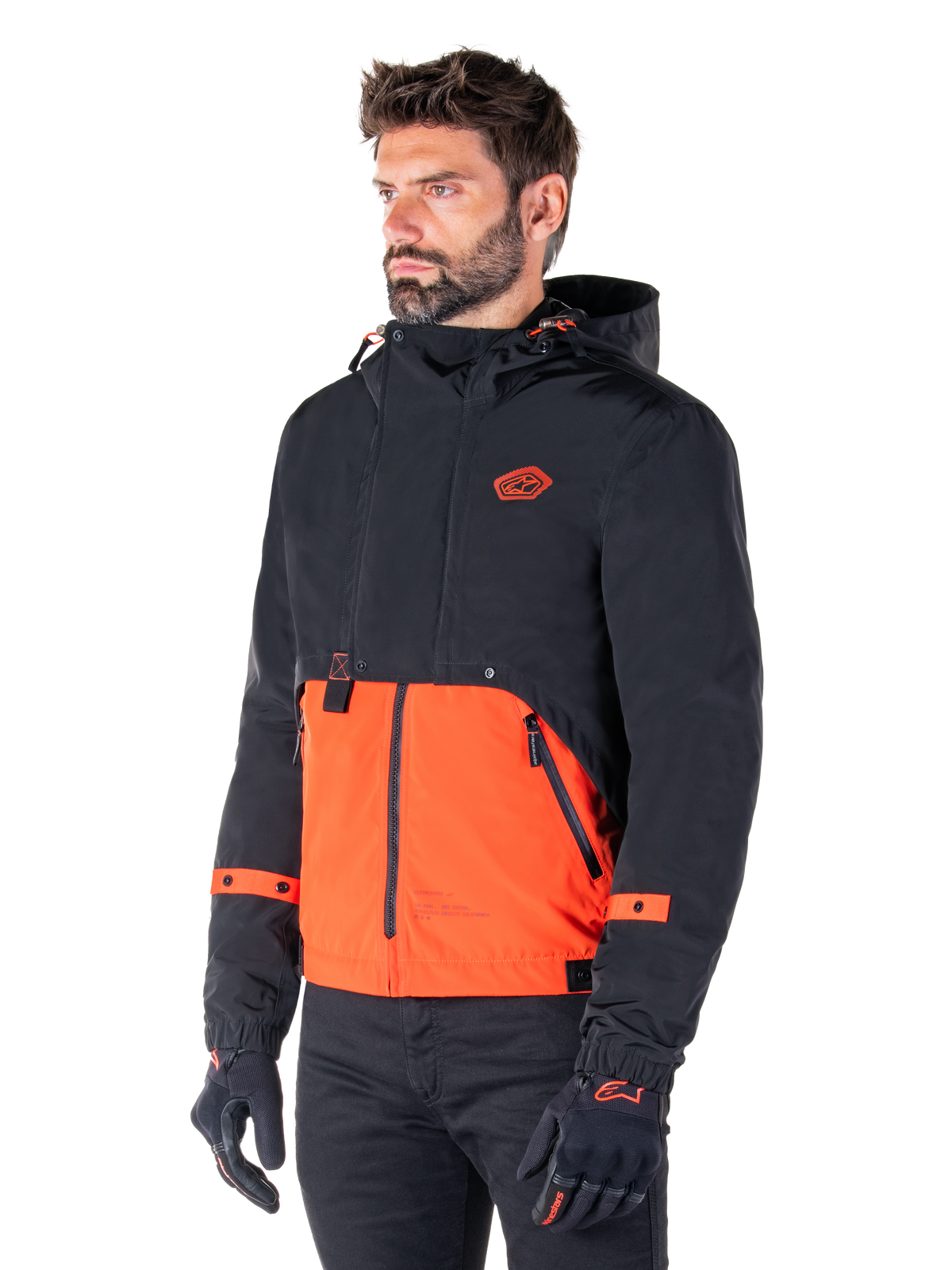 Mootant Waterproof Parka - Orange Motorcycle Jacket | Alpinestars®