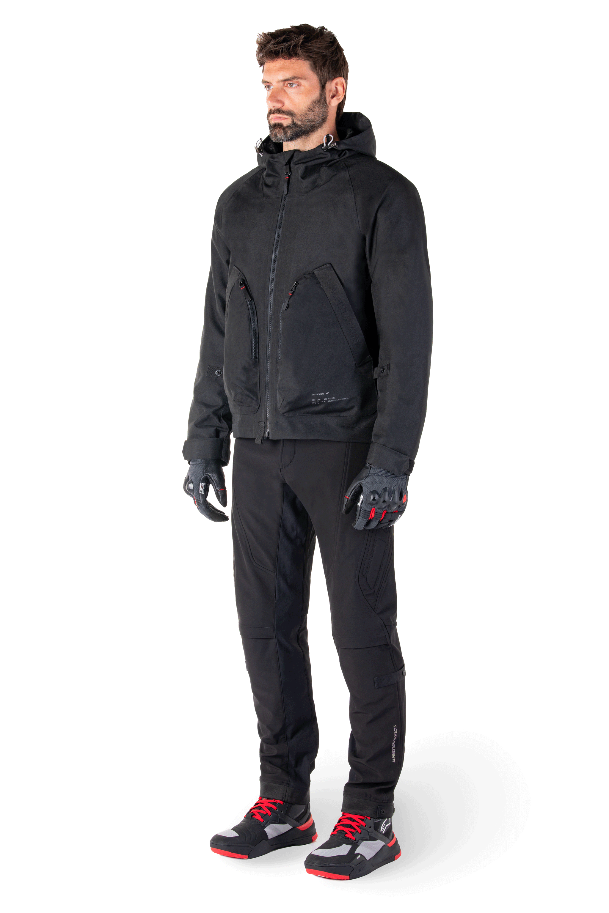 Morush Waterproof Parka - Black Motorcycle Jacket | Alpinestars® Morush Waterproof Parka - Black Motorcycle Jacket | Alpinestars®