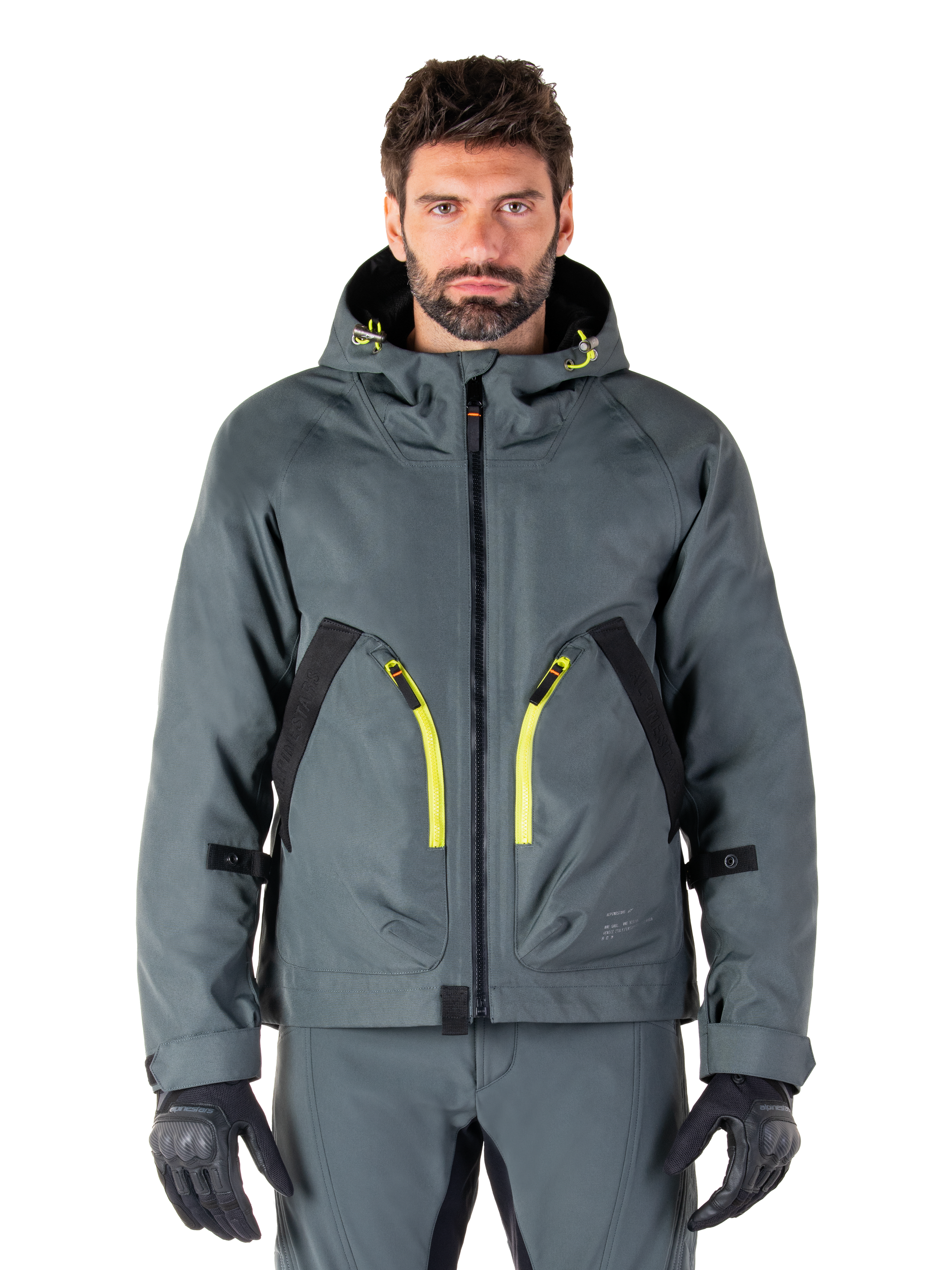 Morush Waterproof Parka - Gray Motorcycle Jacket | Alpinestars® Morush Waterproof Parka - Gray Motorcycle Jacket | Alpinestars®
