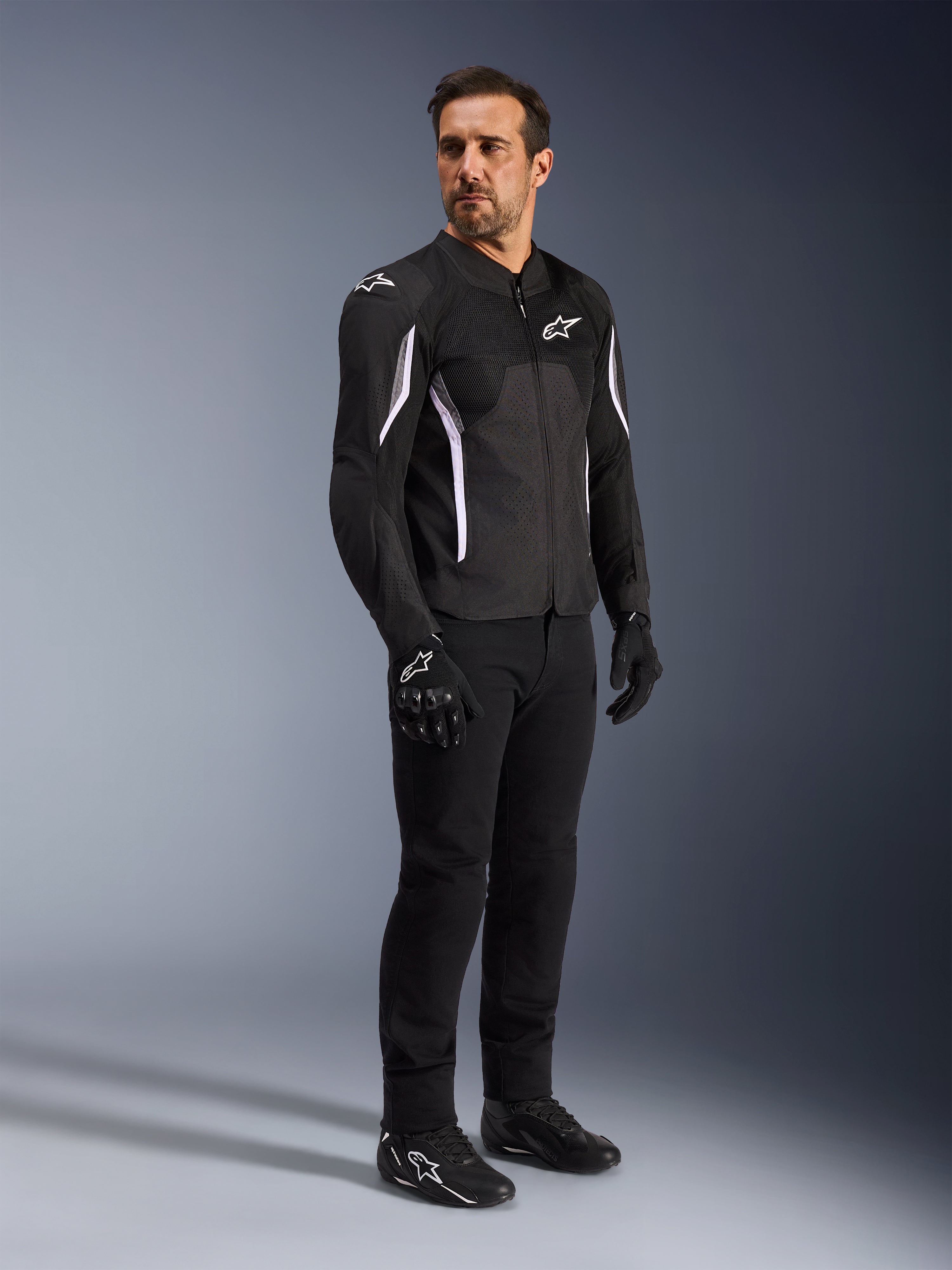 AST V3 Air - Gray Motorcycle Jacket | Alpinestars®