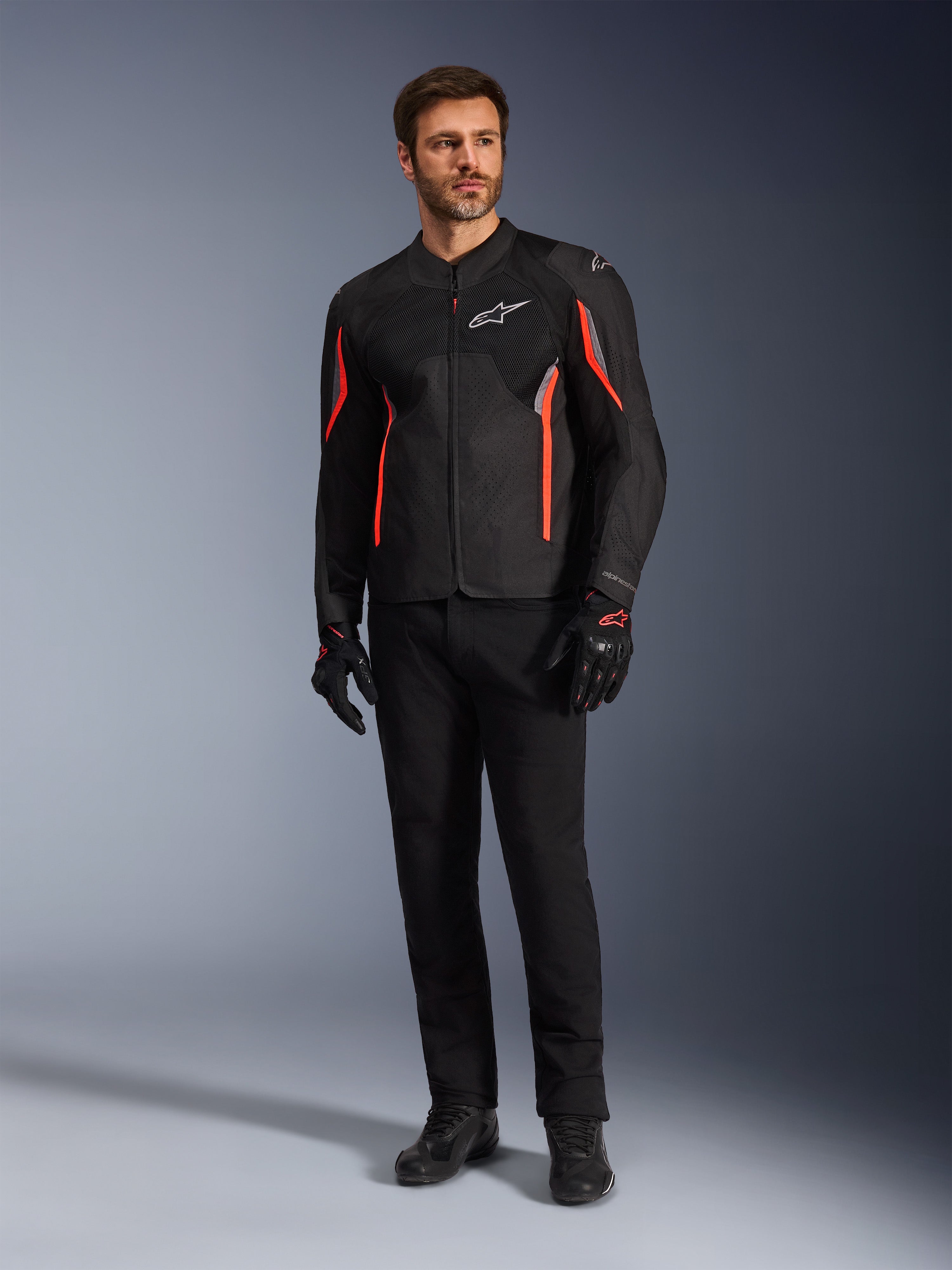 AST V3 Air - Red Motorcycle Jacket | Alpinestars®