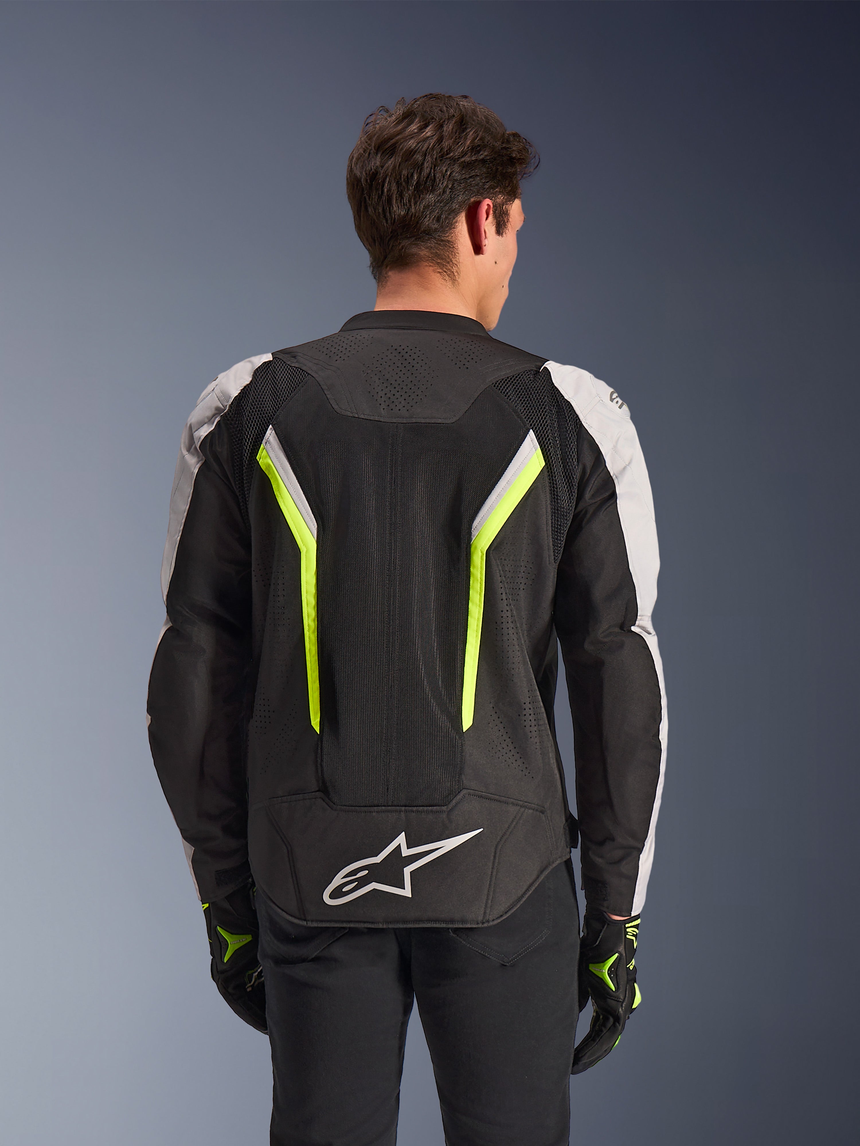 AST V3 Air - Yellow Motorcycle Jacket | Alpinestars®