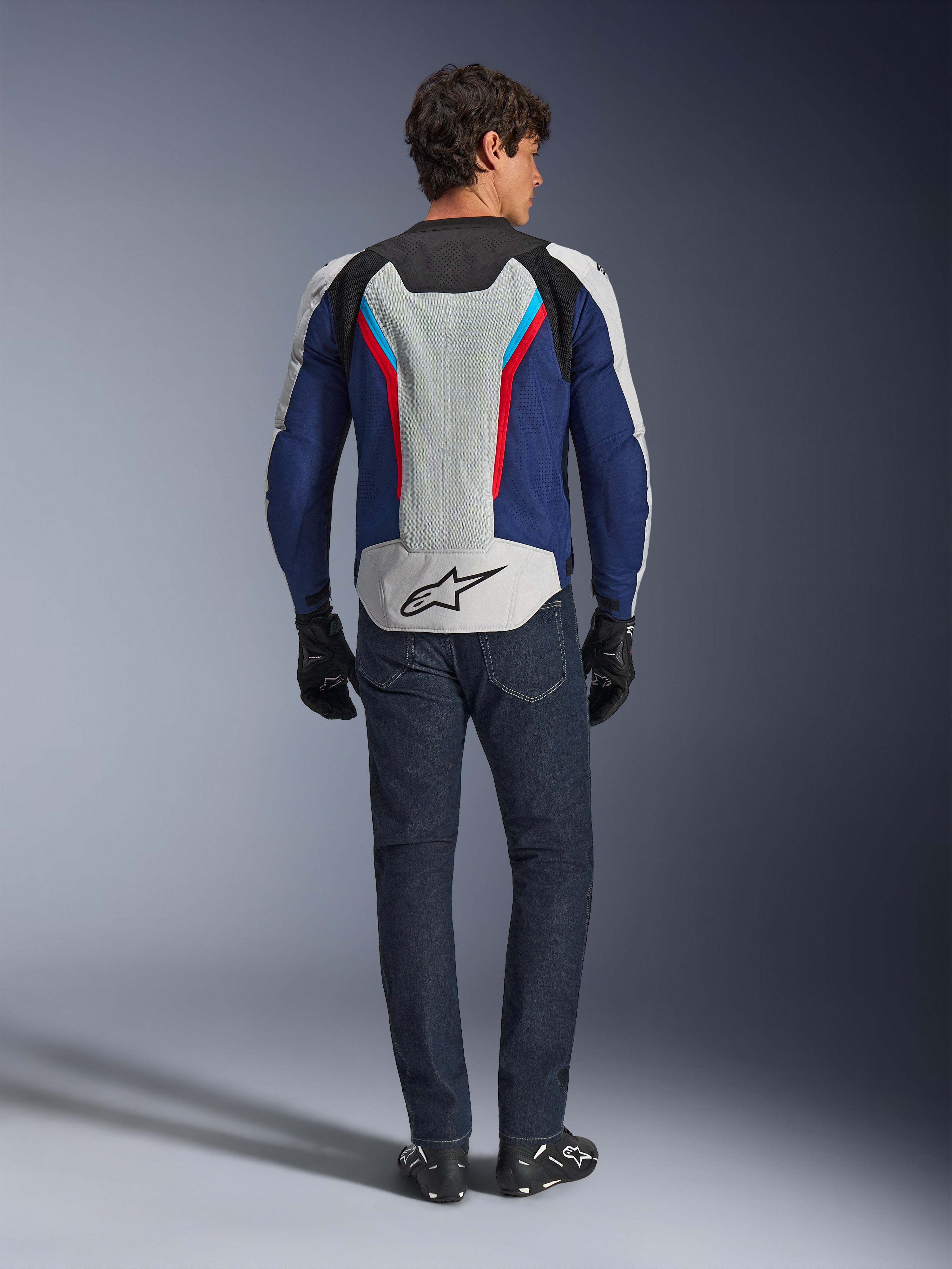AST V3 Air - Gray Motorcycle Jacket | Alpinestars®