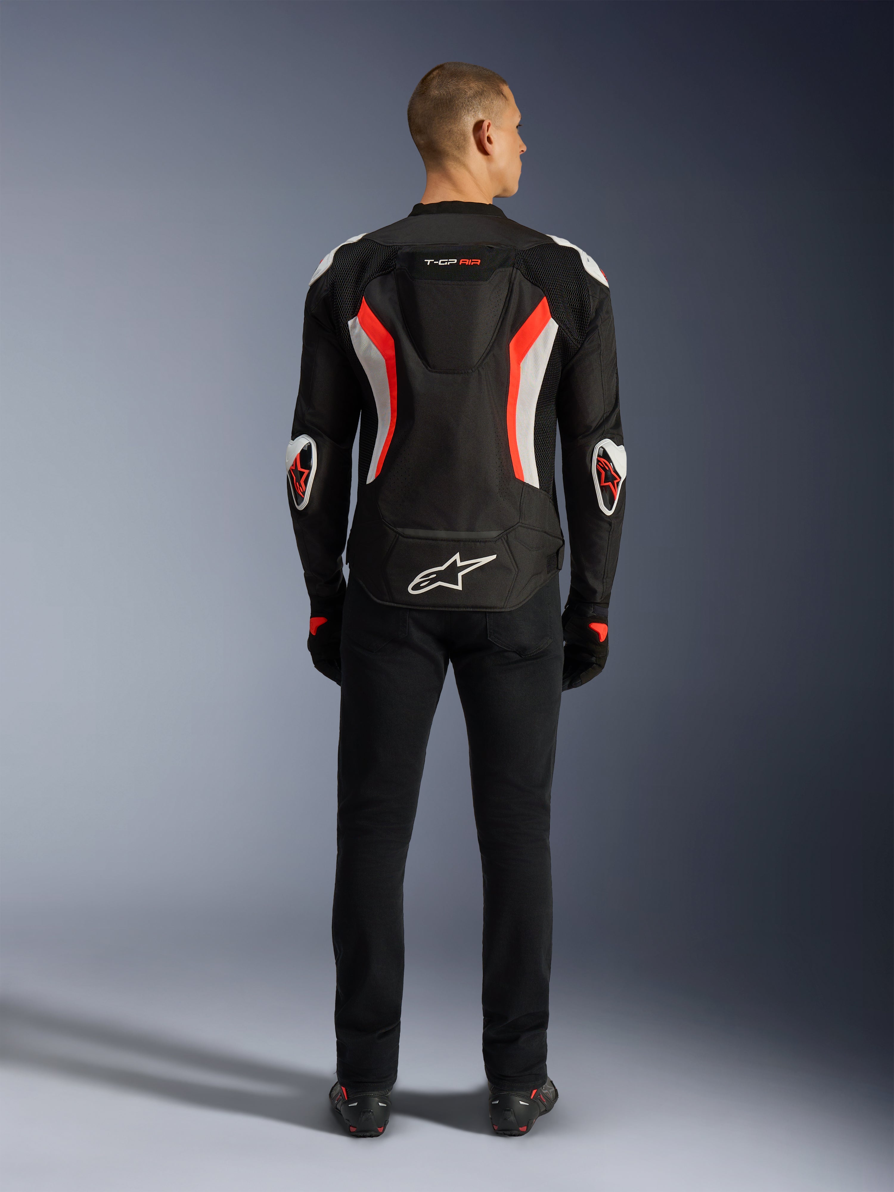 T-GP Air - Red Motorcycle Jacket | Alpinestars®