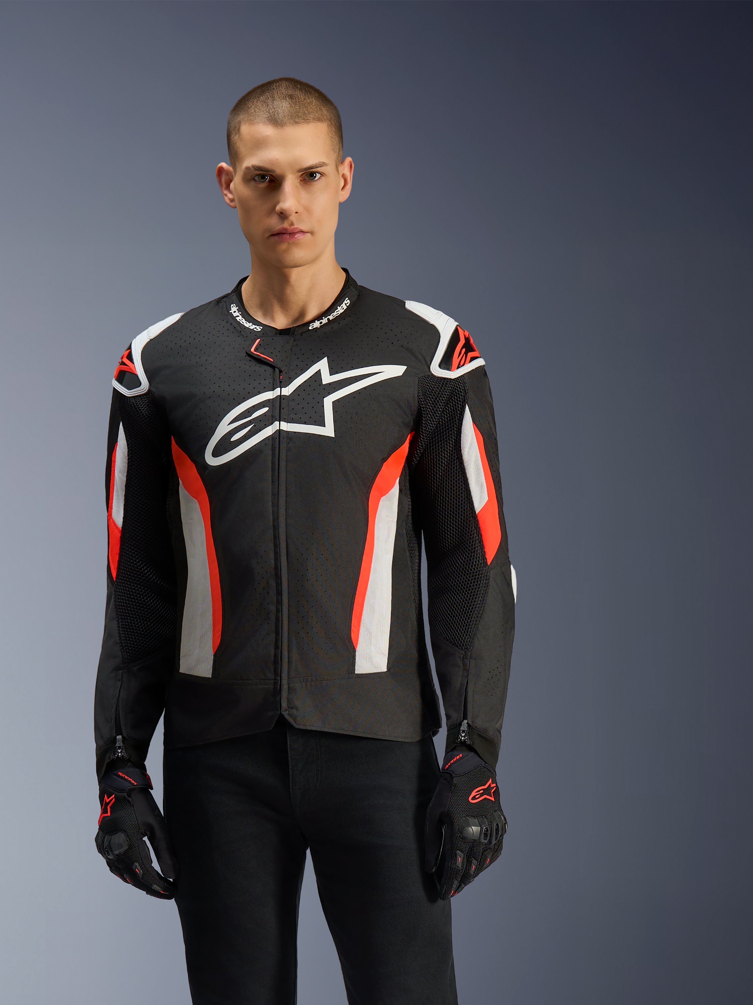T-GP Air - Red Motorcycle Jacket | Alpinestars®