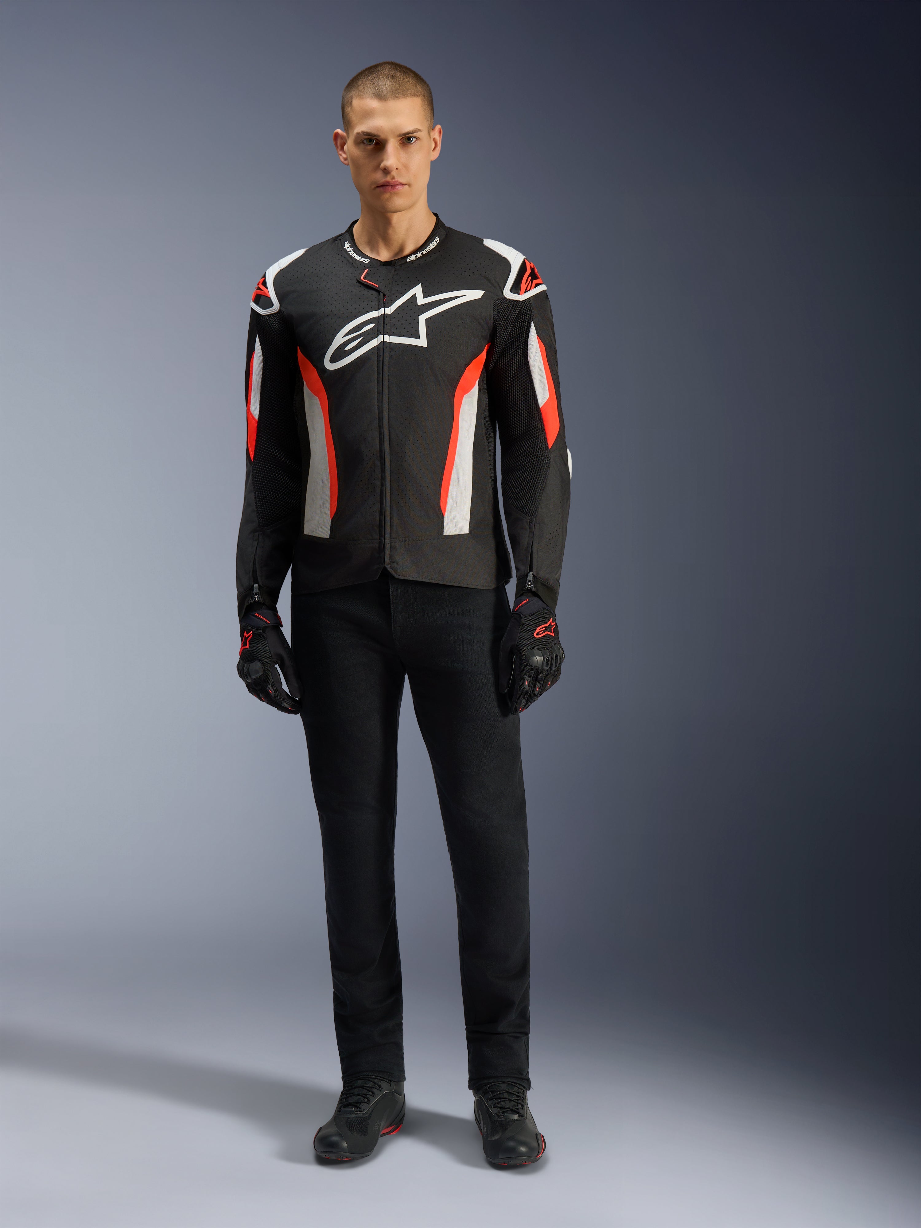 T-GP Air - Red Motorcycle Jacket | Alpinestars®