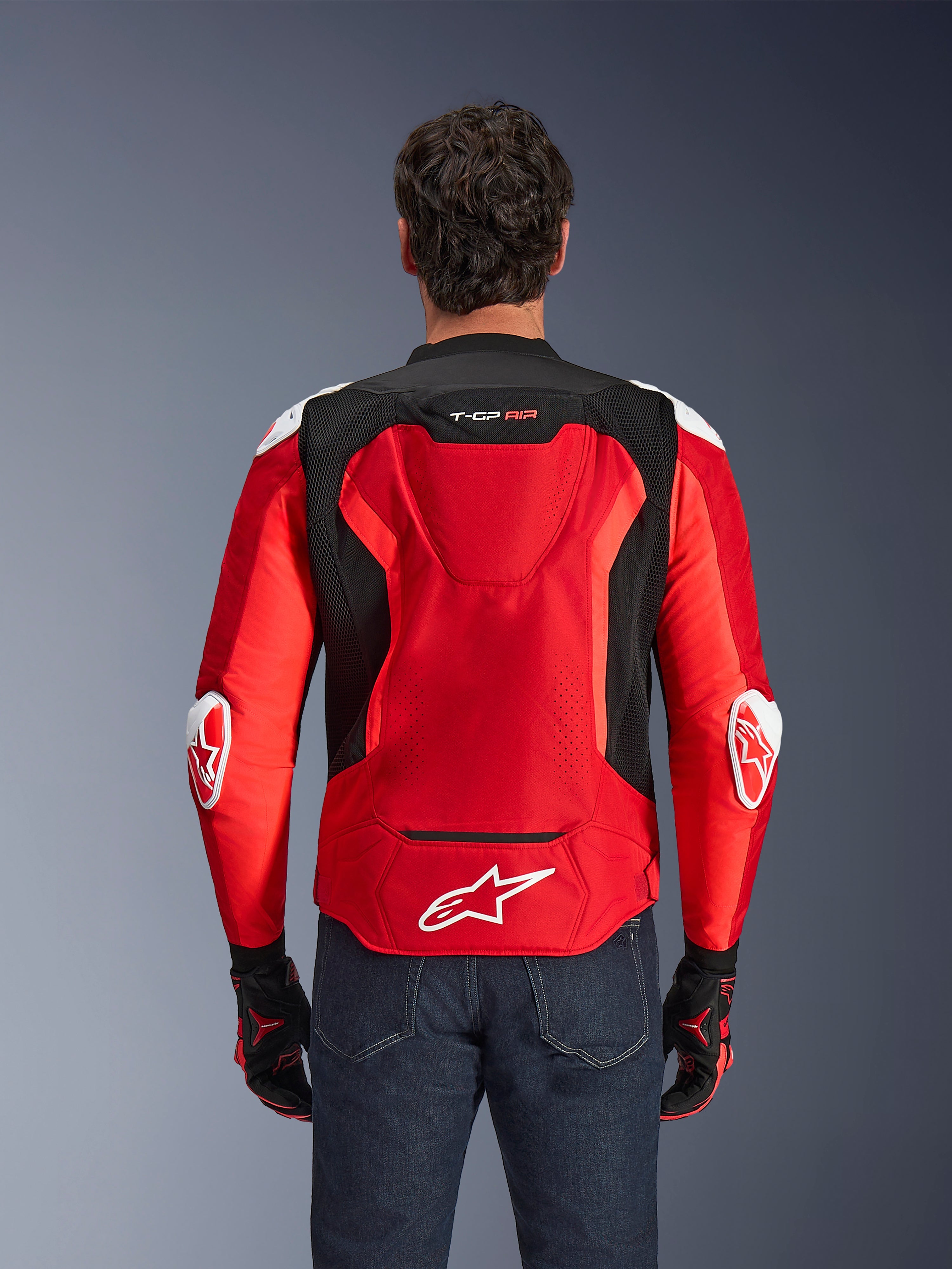 T-GP Air - Red Motorcycle Jacket | Alpinestars®