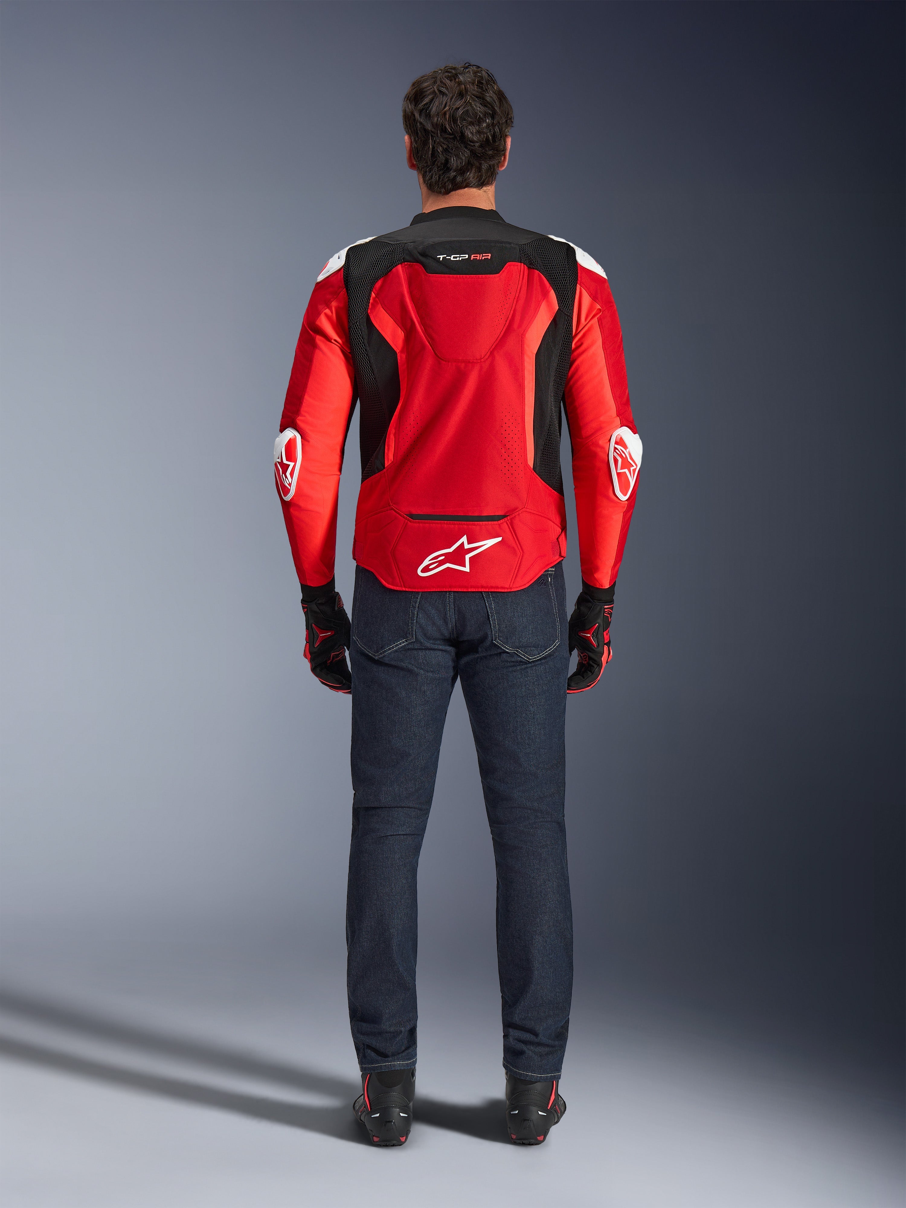 T-GP Air - Red Motorcycle Jacket | Alpinestars®