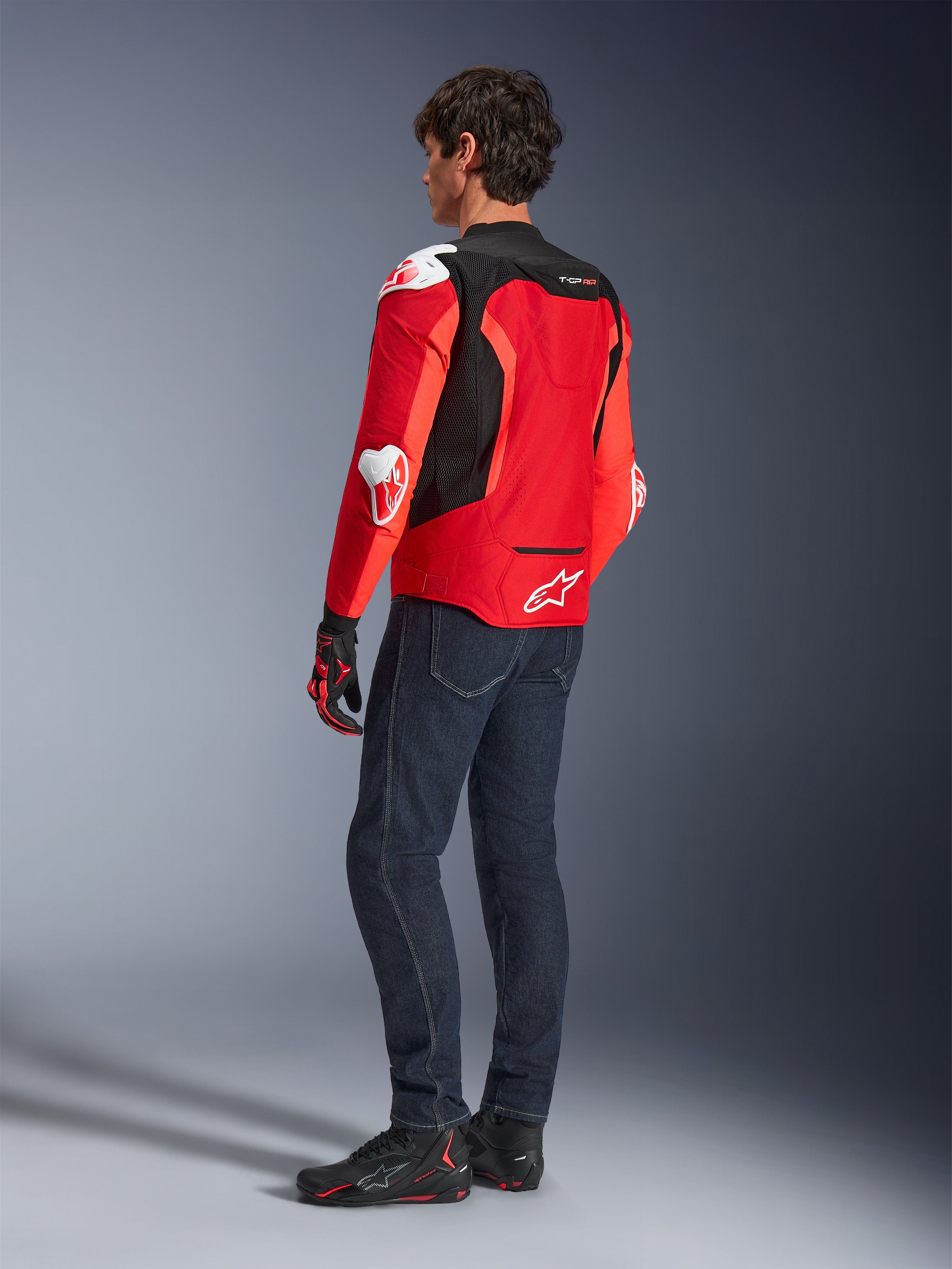 T-GP Air - Red Motorcycle Jacket | Alpinestars®