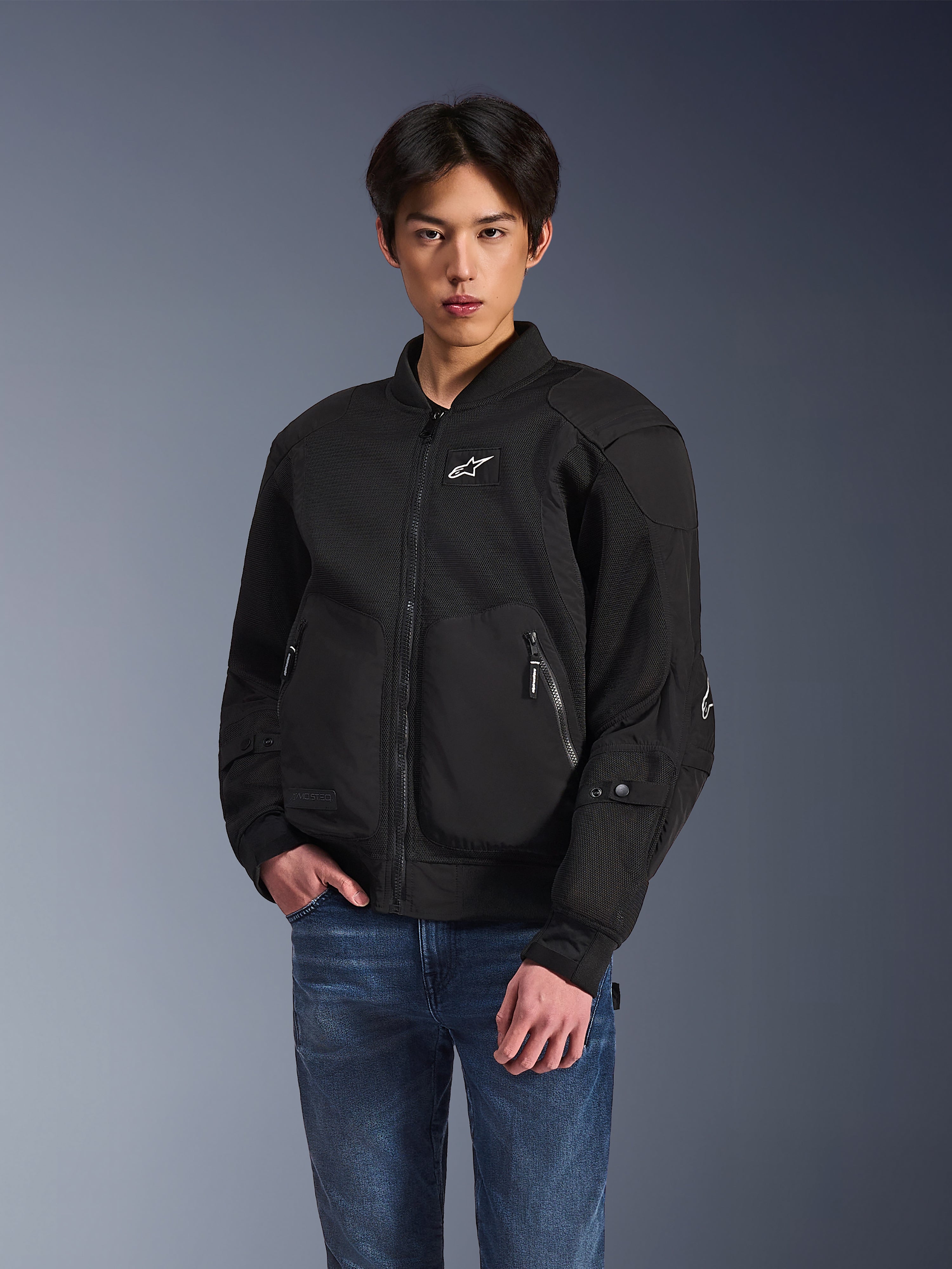 alpinestars ブラックジャケット Flight Air - Black Motorcycle Jacket | Alpinestars®