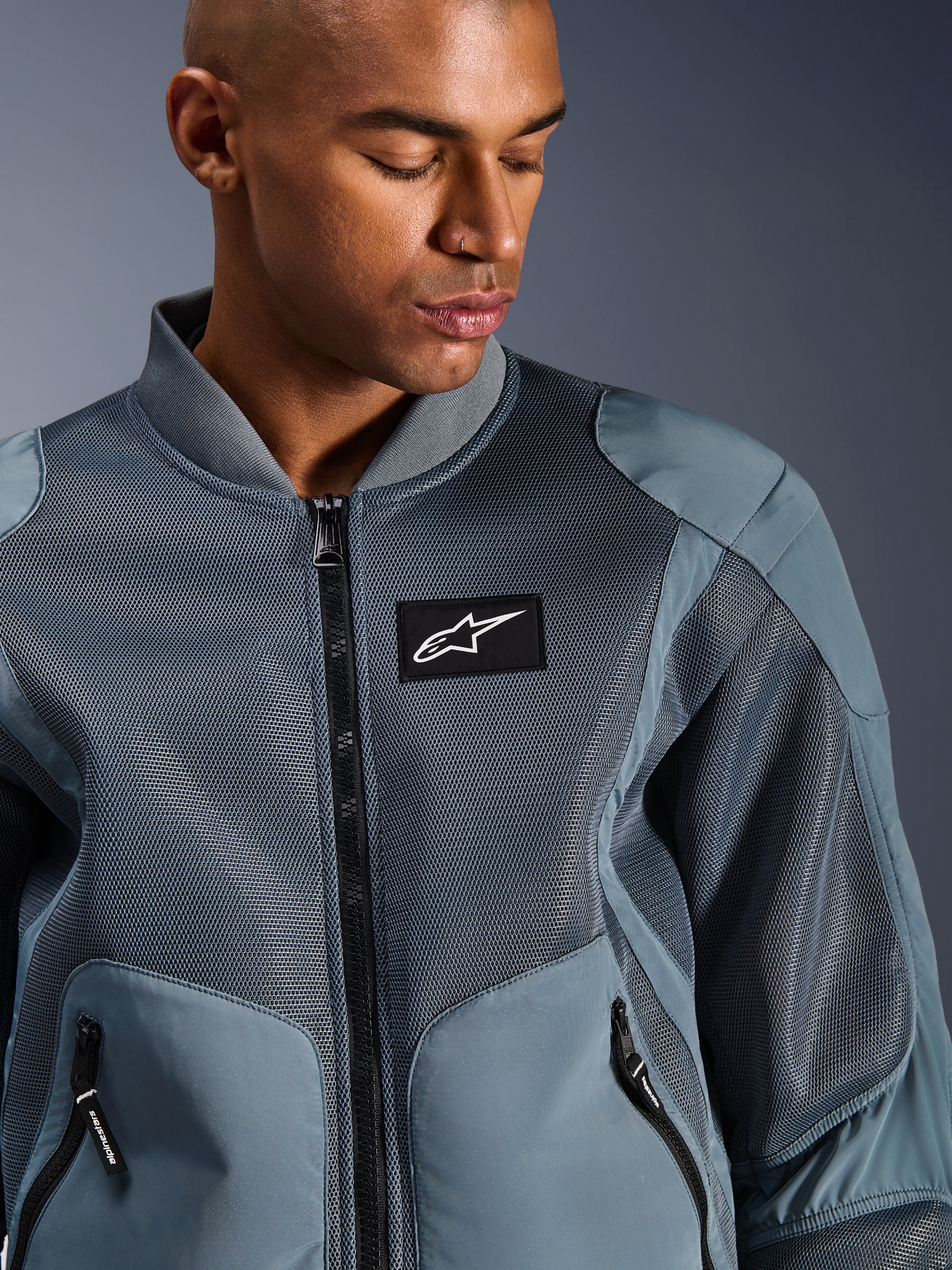 Flight Air - Gray Motorcycle Jacket | Alpinestars®