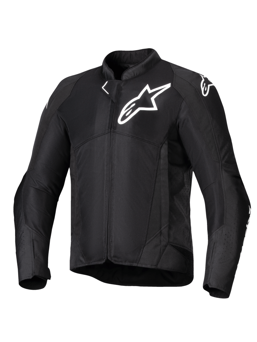 Alpinestars Viper Air V4 Jacket, Black Men's Textile Motorcycle Jacket with mesh panels, Tech-Air Ready, for summer sport riding.