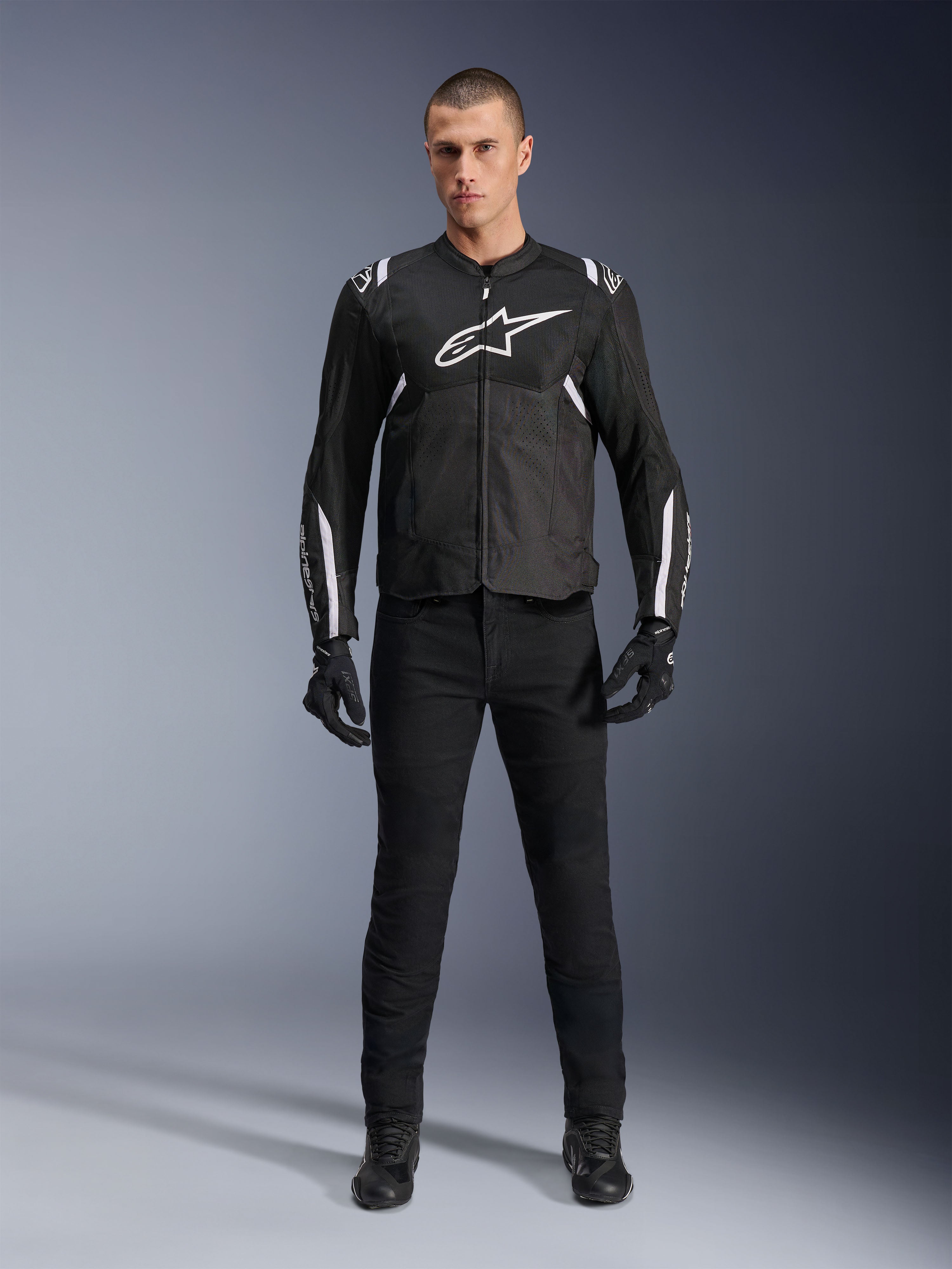 T-SPS Air V2 - Black Motorcycle Jacket | Alpinestars®