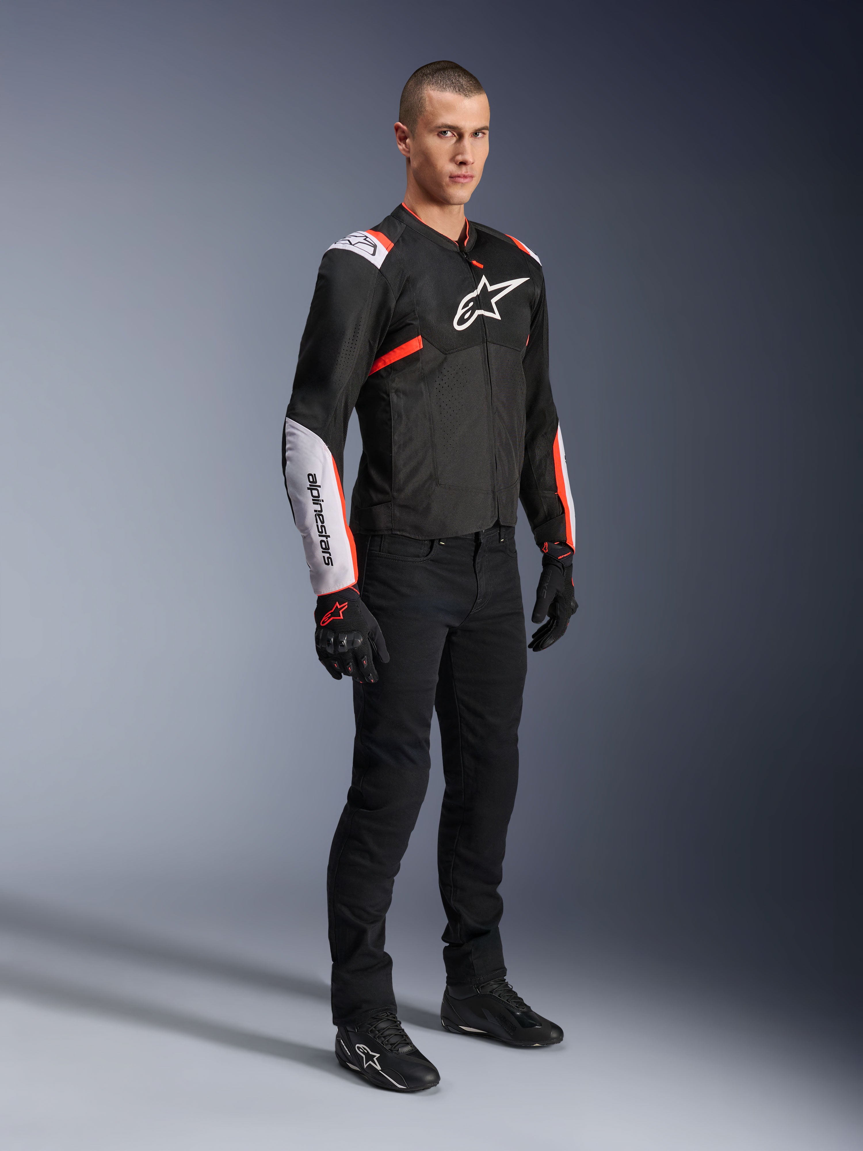 T-Sps Air V2 - Black Motorcycle Jacket | Alpinestars®