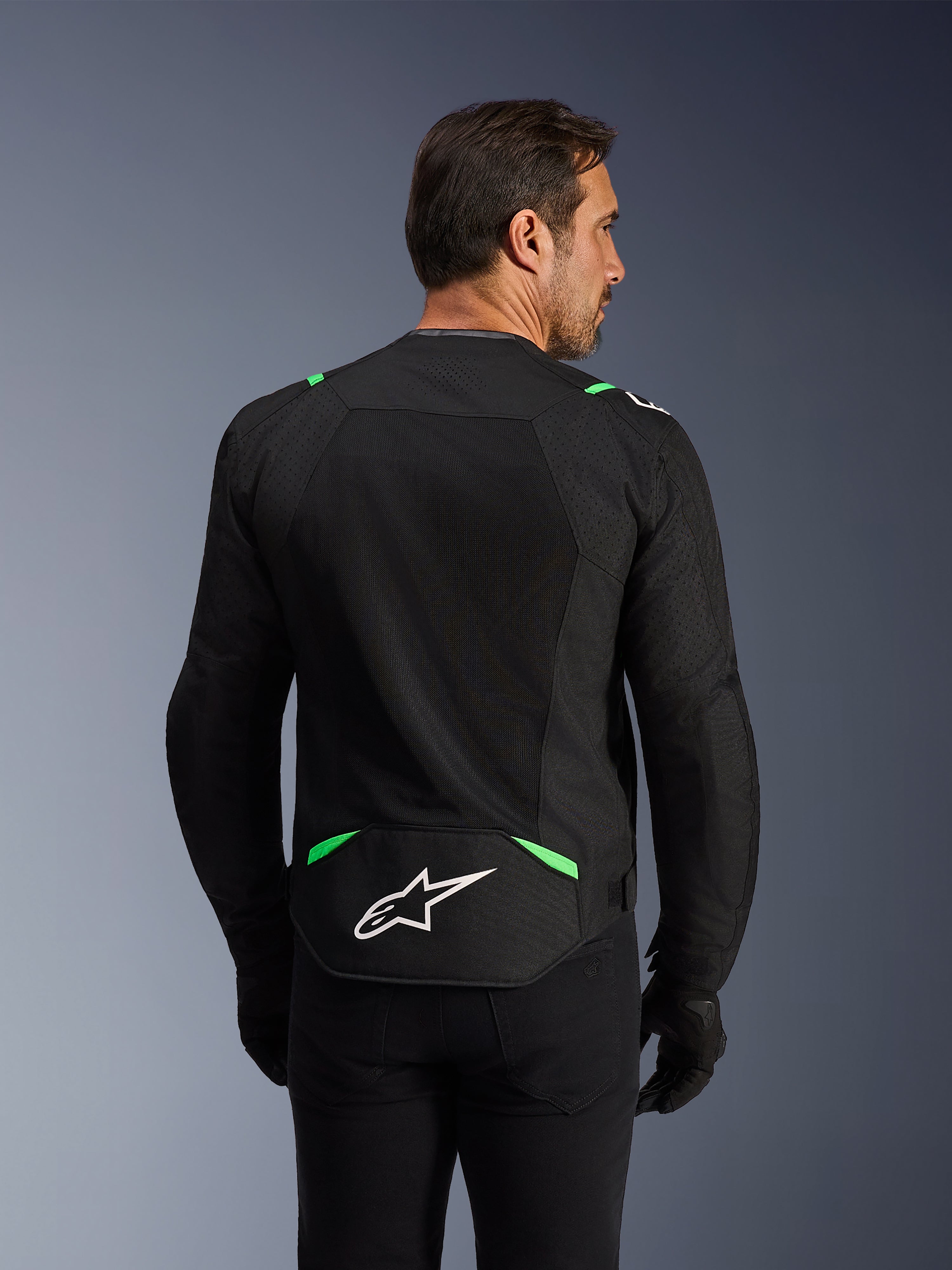 T-SPS Air V2 - Green Motorcycle Jacket | Alpinestars®