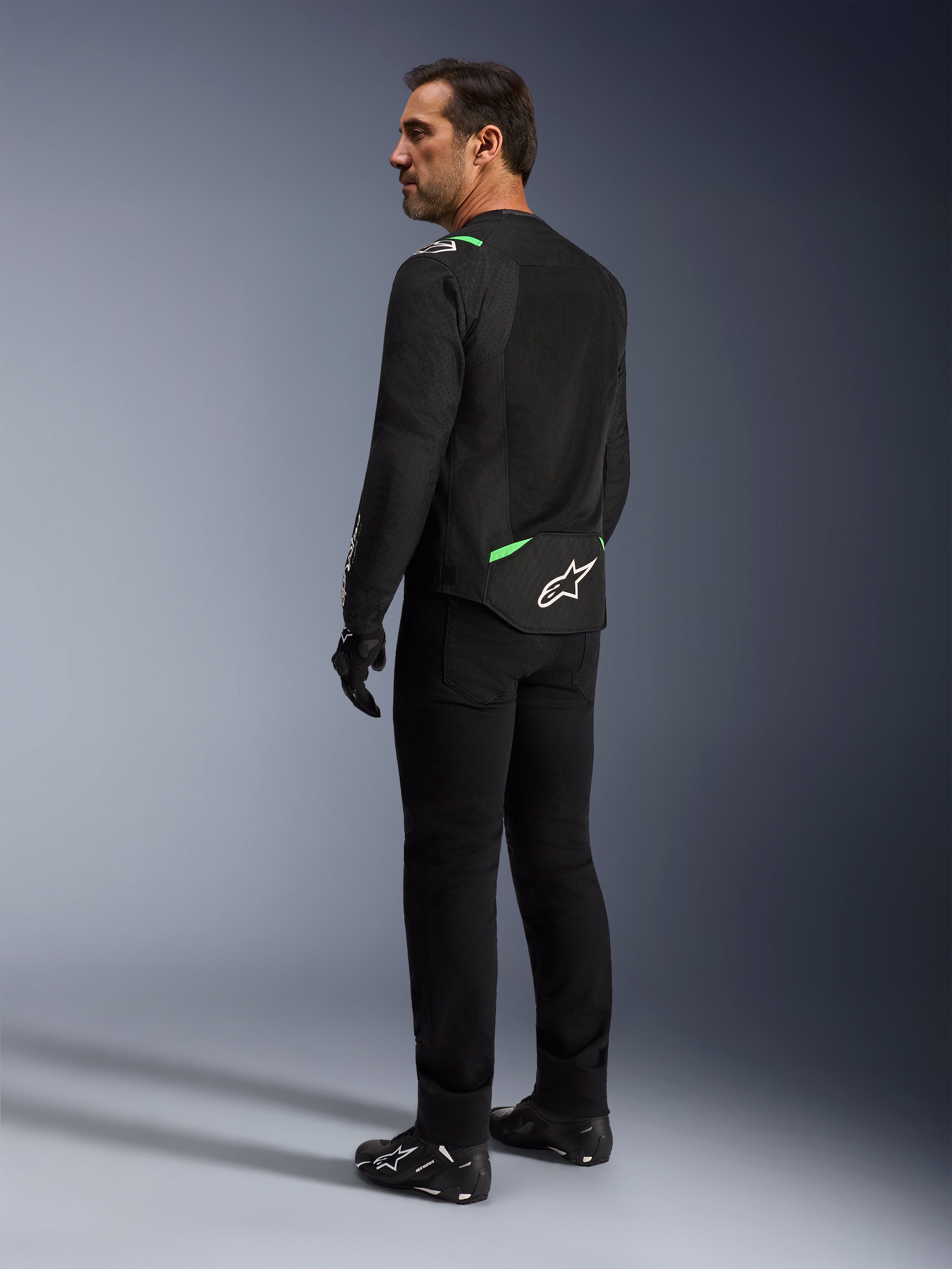 T-SPS Air V2 - Green Motorcycle Jacket | Alpinestars®