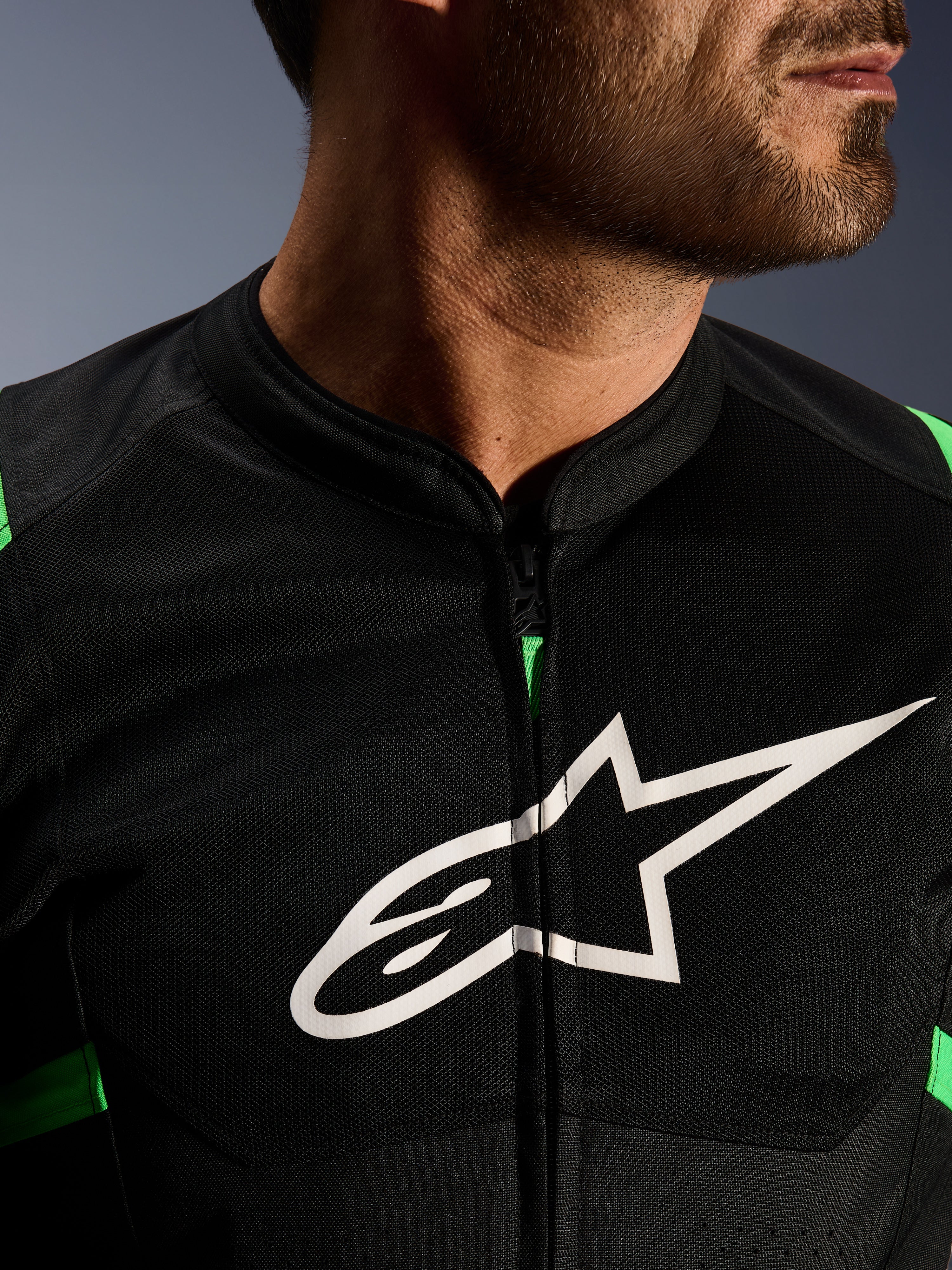 T-SPS Air V2 - Green Motorcycle Jacket | Alpinestars®
