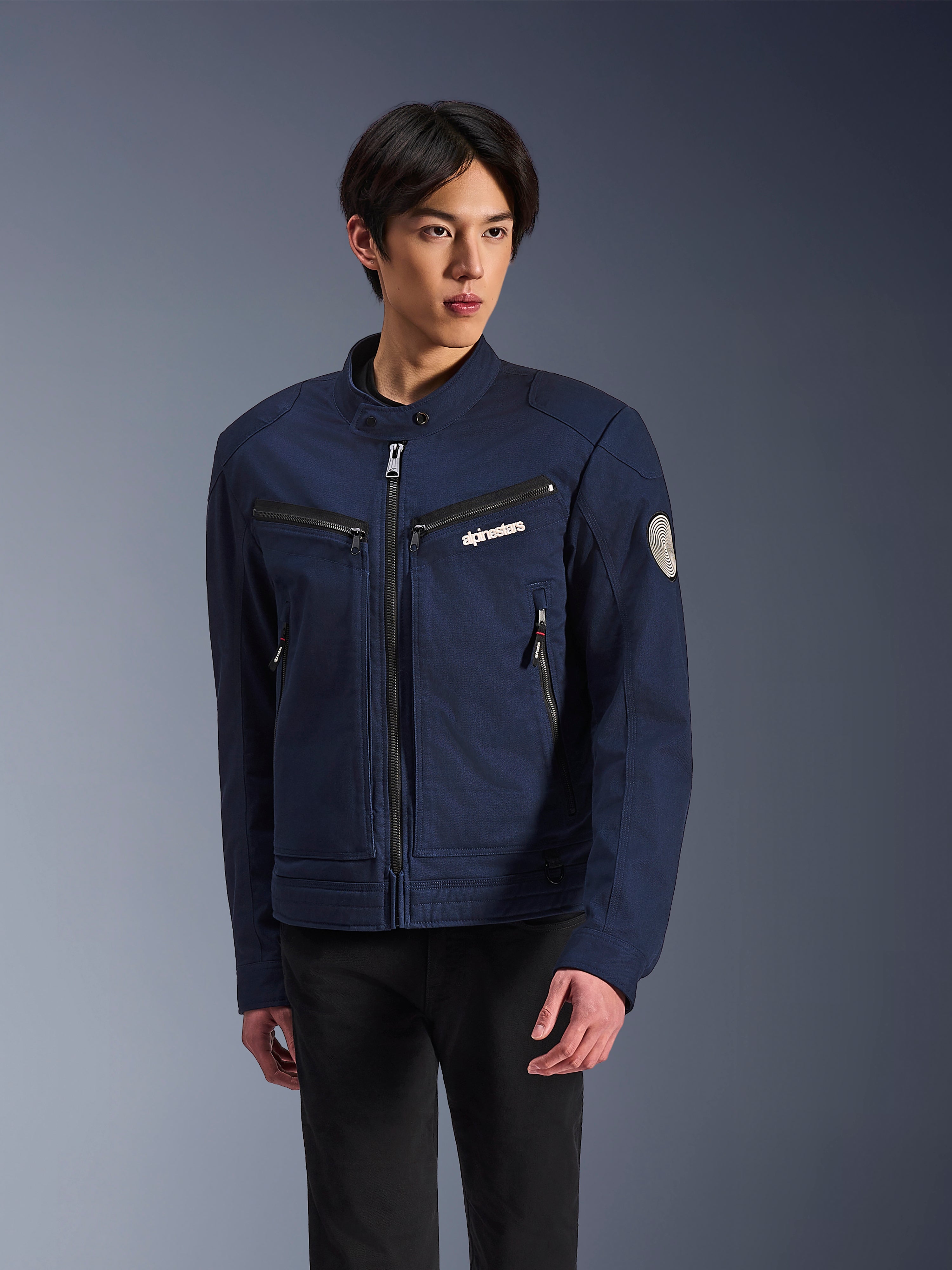 Bruiser - Blue Motorcycle Jacket | Alpinestars®