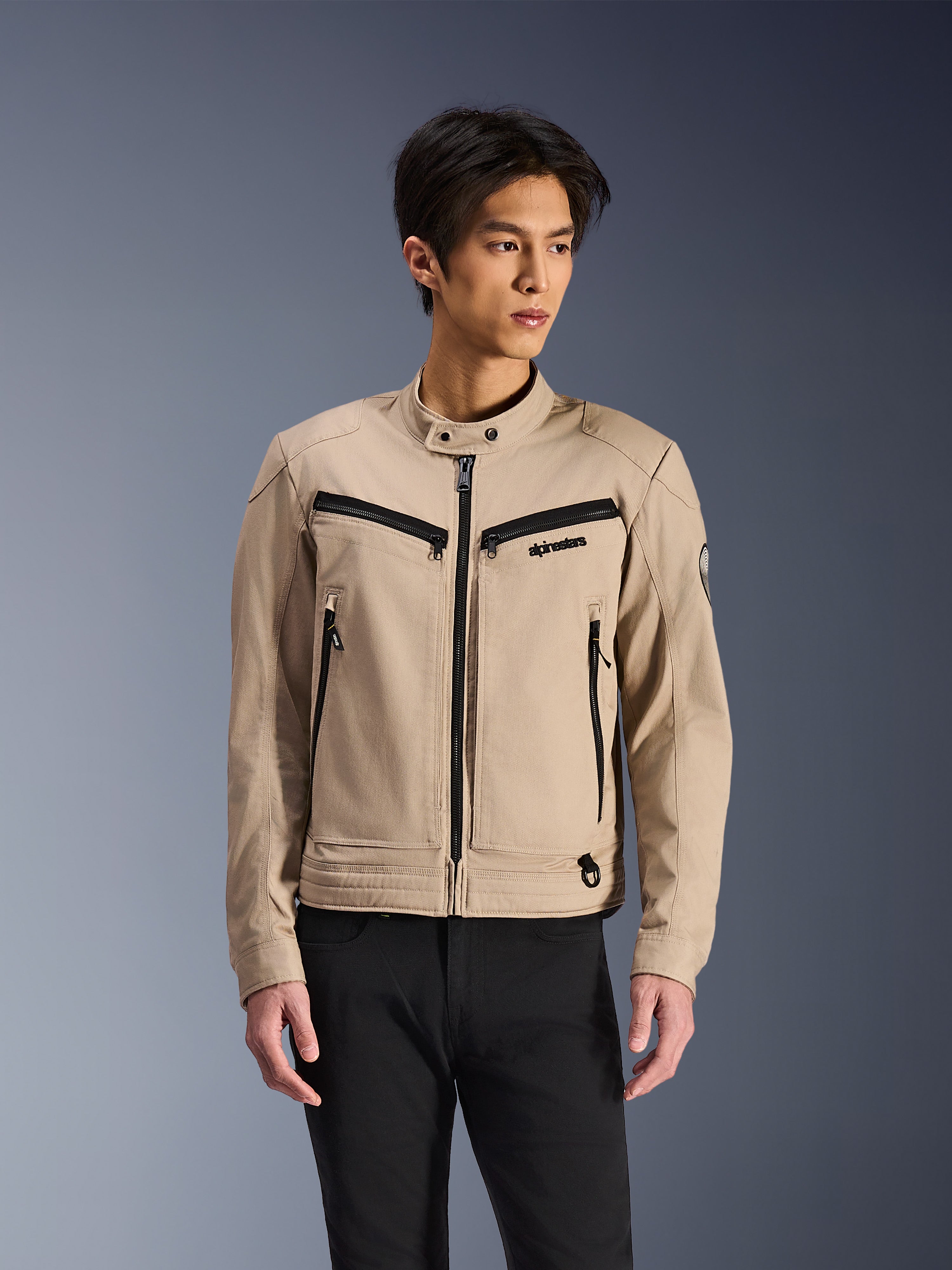 Bruiser - Gray Motorcycle Jacket | Alpinestars®