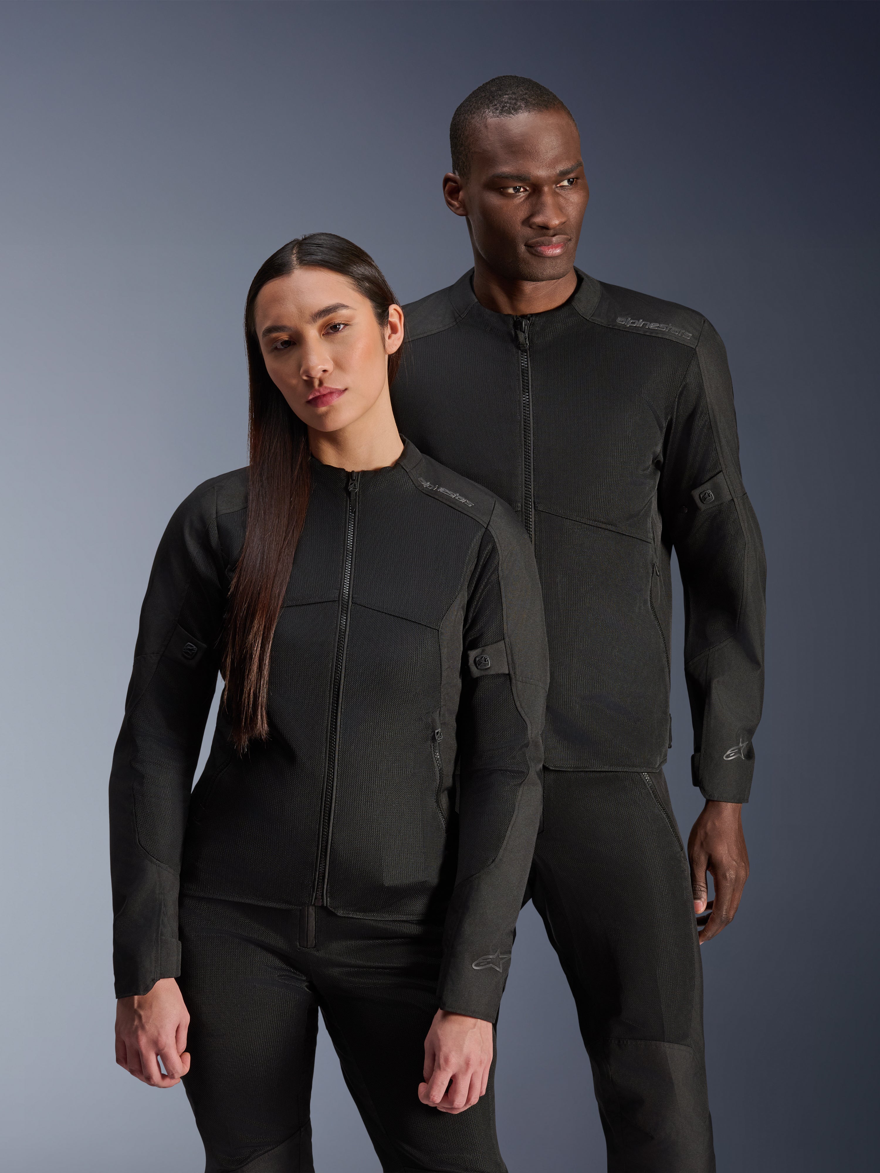 Stella C-1 Air - Black Motorcycle Jacket | Alpinestars®