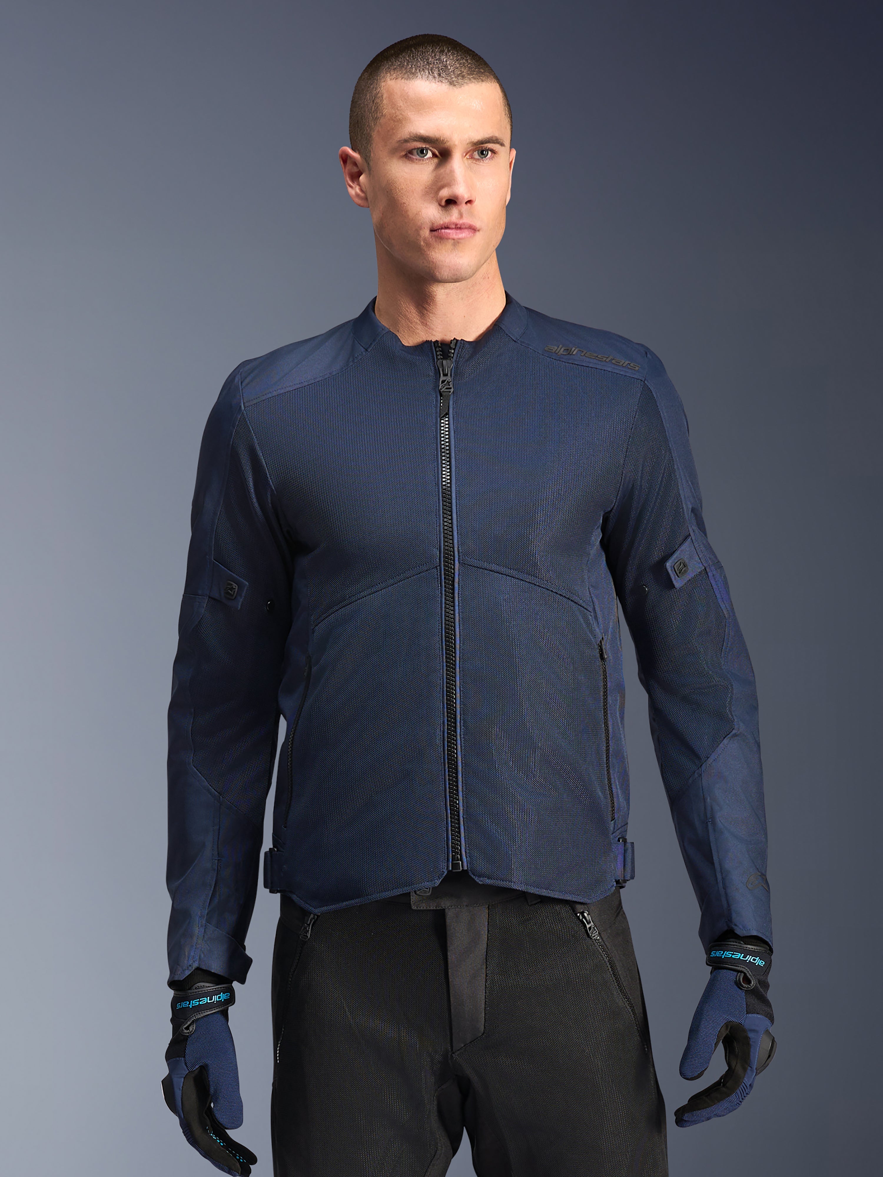 C-1 Air - Blue Motorcycle Jacket | Alpinestars®