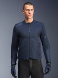 Alpinestars C-1 Air Jacket in Blue, a men's urban textile motorcycle jacket with ventilated mesh panels and CE armor.