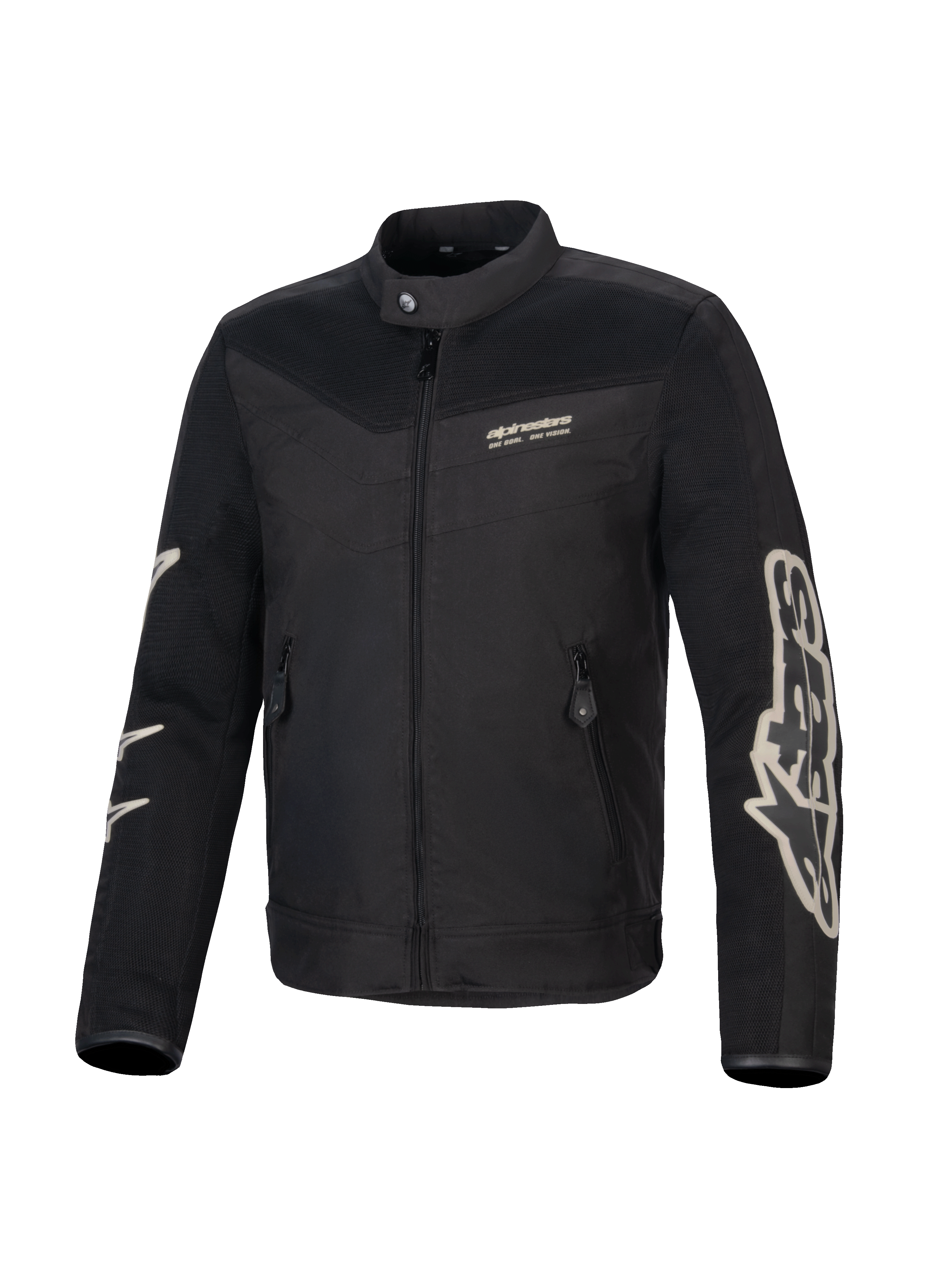 Alpinestars T-Dyno Air Jacket, Men's Motorcycle Textile Jacket, Black, CE Certified with extended 3D mesh airflow construction