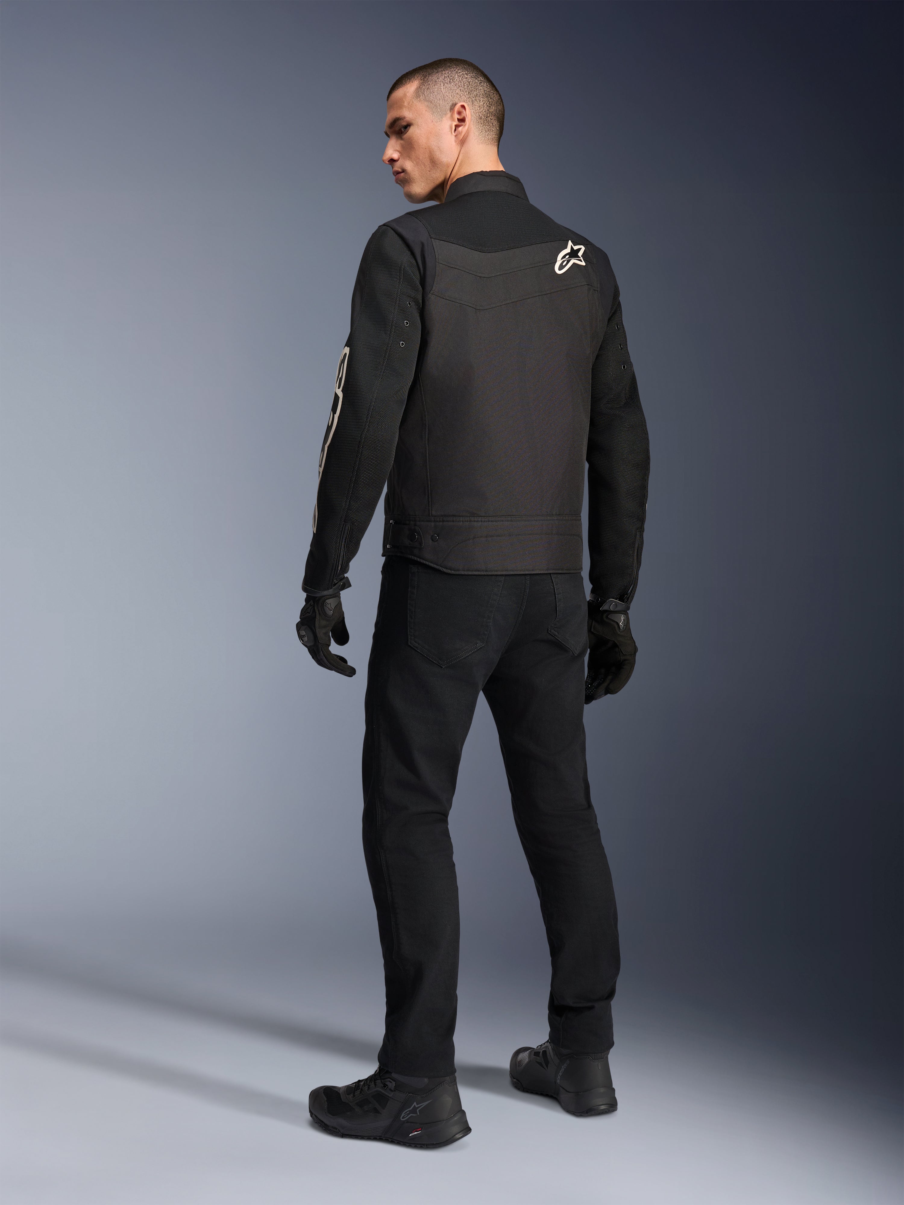 T-Dyno Air - Black Motorcycle Jacket | Alpinestars®