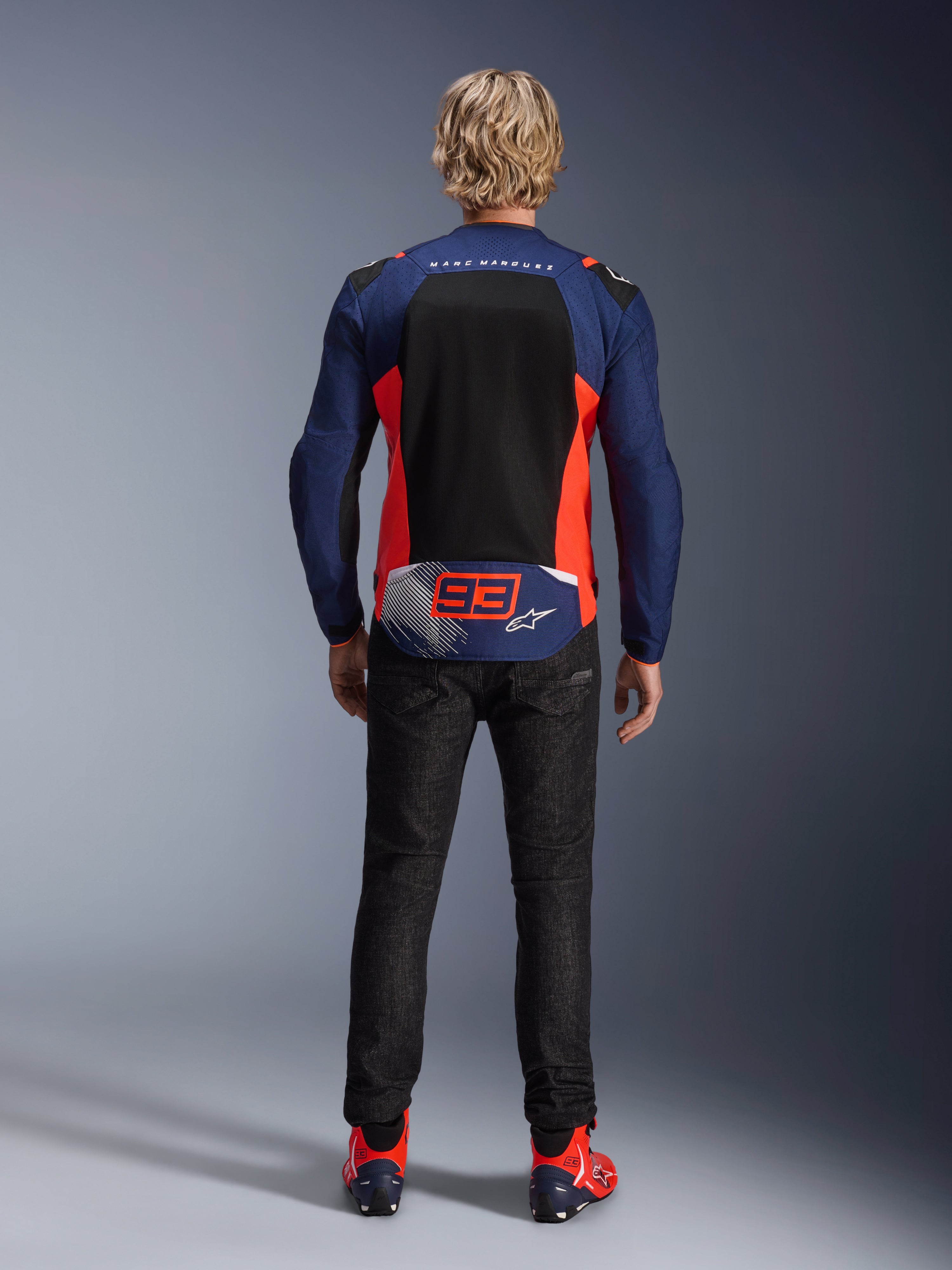 MM93 T-SPS Air V2 - Blue Motorcycle Jacket | Alpinestars®