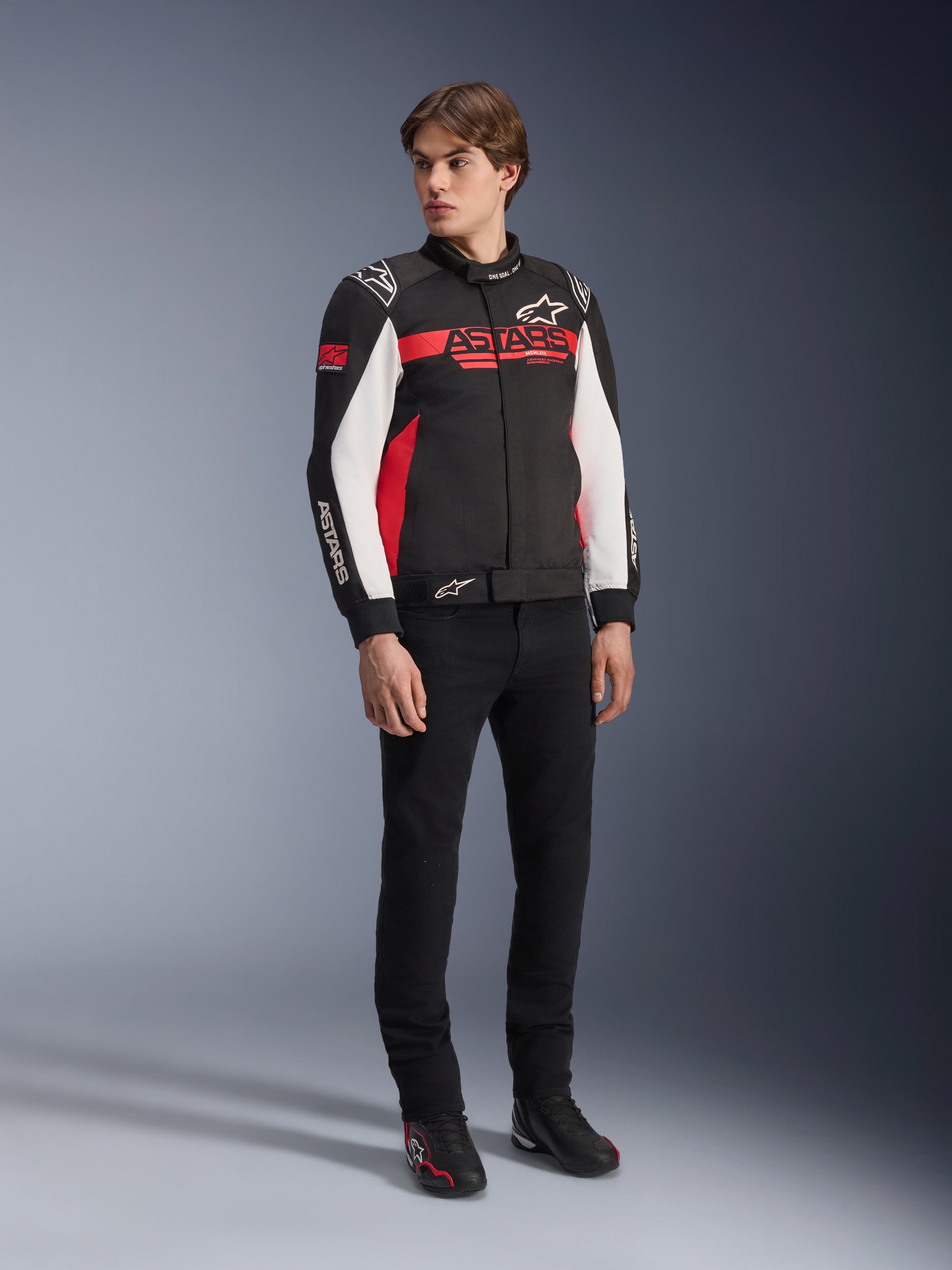 80s Euro vintage ライダースジャケット MONZA型 黒×赤 L Monza Sport - Red Motorcycle Jacket | Alpinestars®